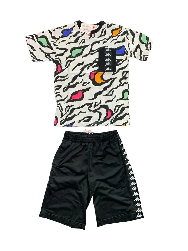 Kappa Completo Estivo Banda Fapo Graphik Zebra