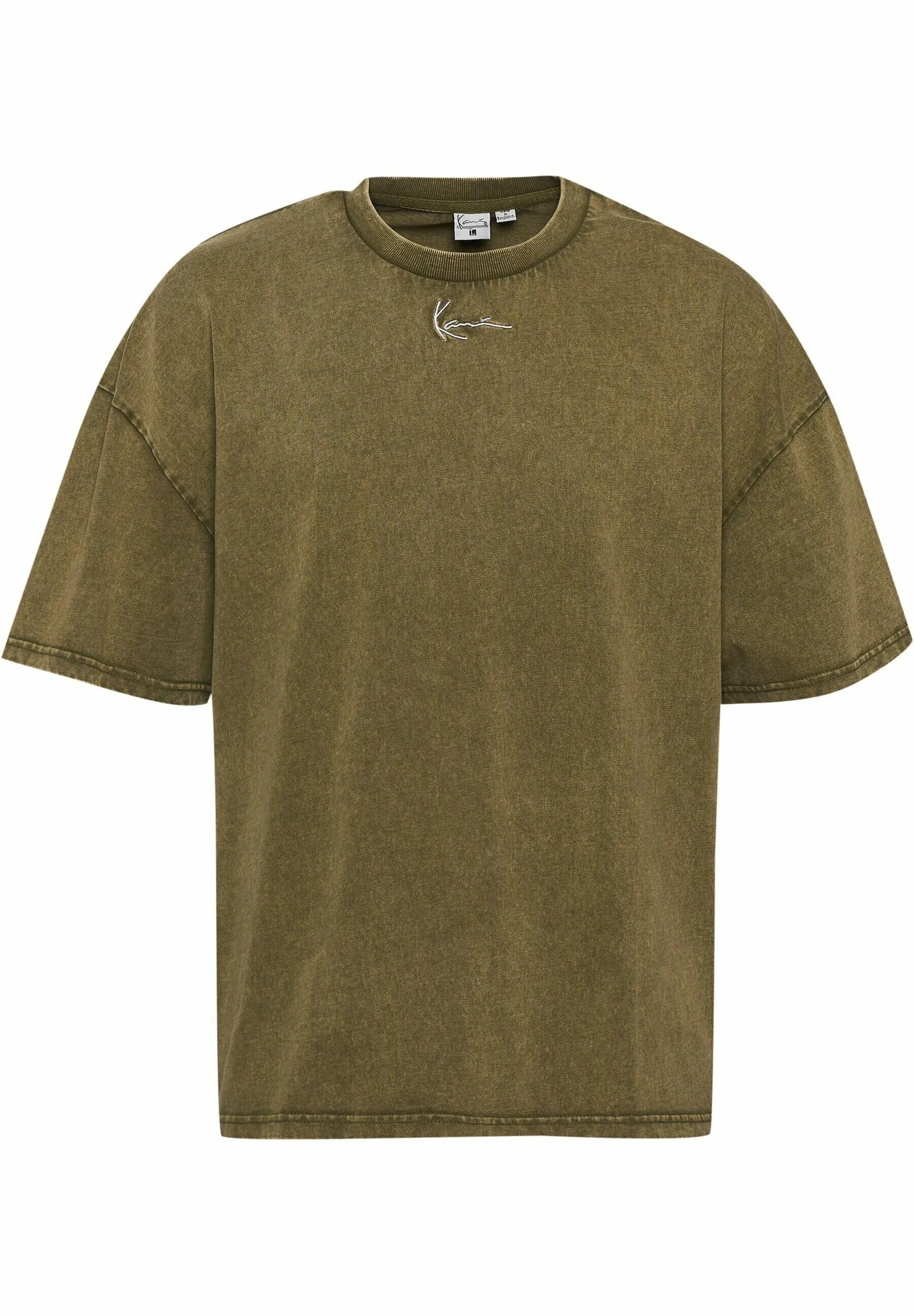 KK SMALL SIGNATURE HEAVY WASHED BOXY - T-shirt basic