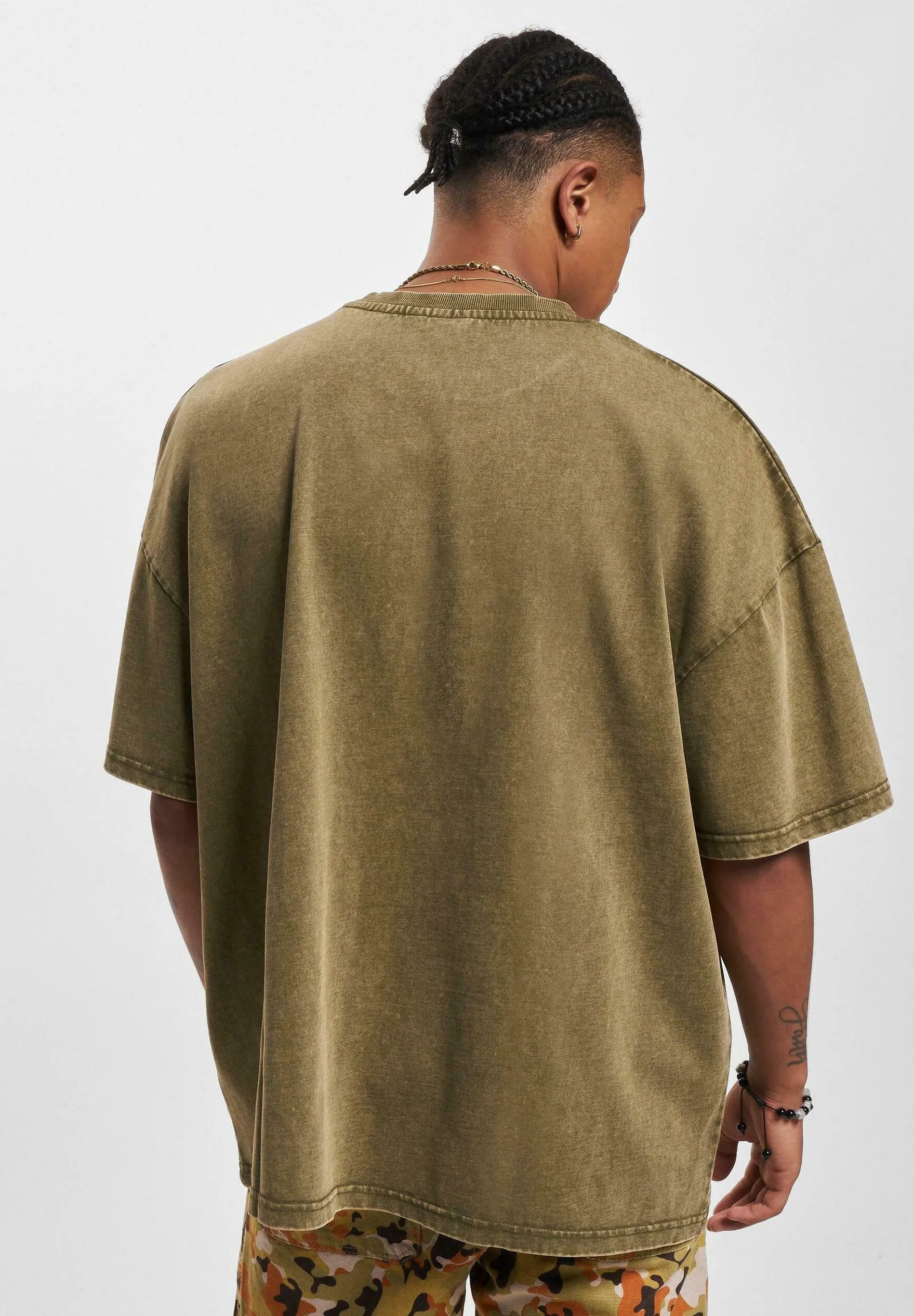 KK SMALL SIGNATURE HEAVY WASHED BOXY - T-shirt basic