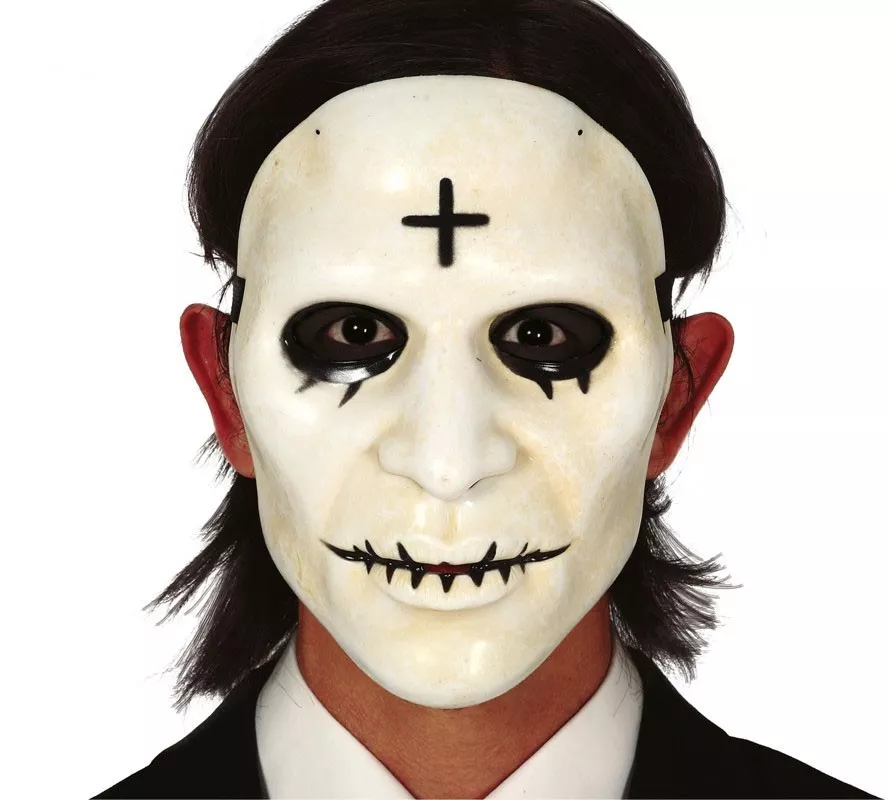La maschera di Halloween incrociata