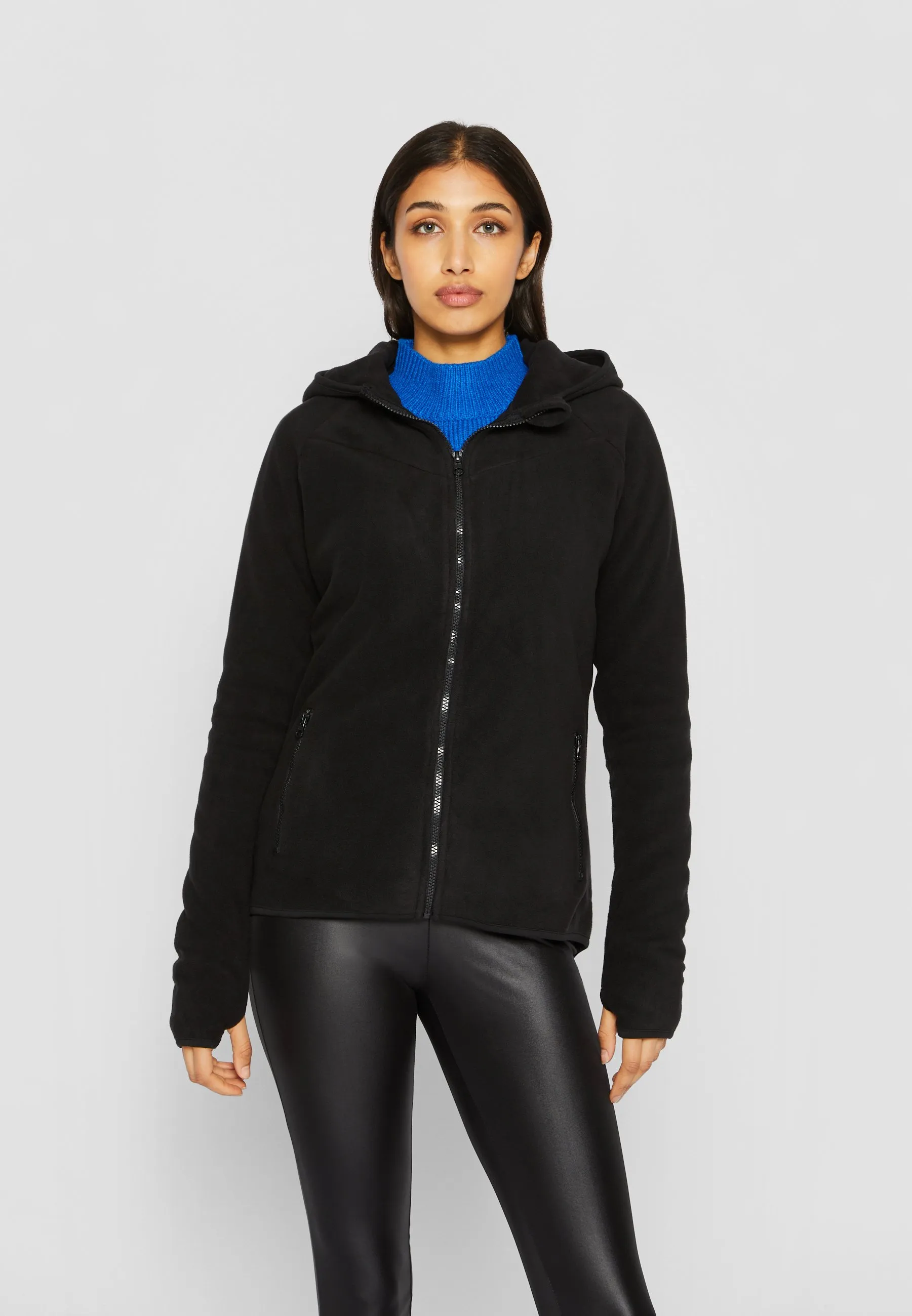 LADIES POLAR FLEECE ZIP HOODY - Giacca in pile