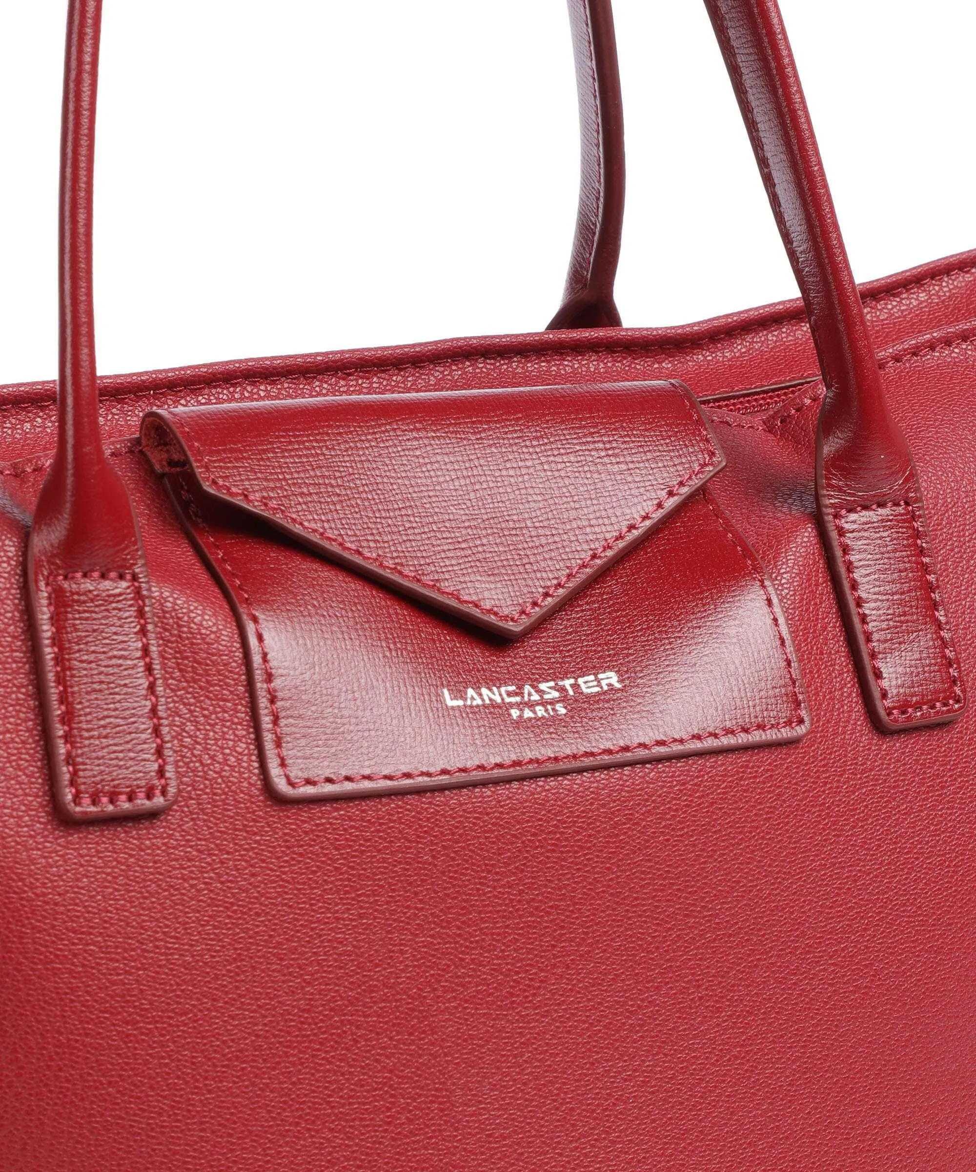  Lancaster Maya Borsa a mano pelle sintetica rosso  