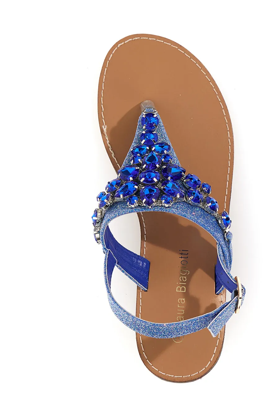   LAURA BIAGIOTTI Sandali Gioiello Laura Biagiotti 8077 Blu Royal