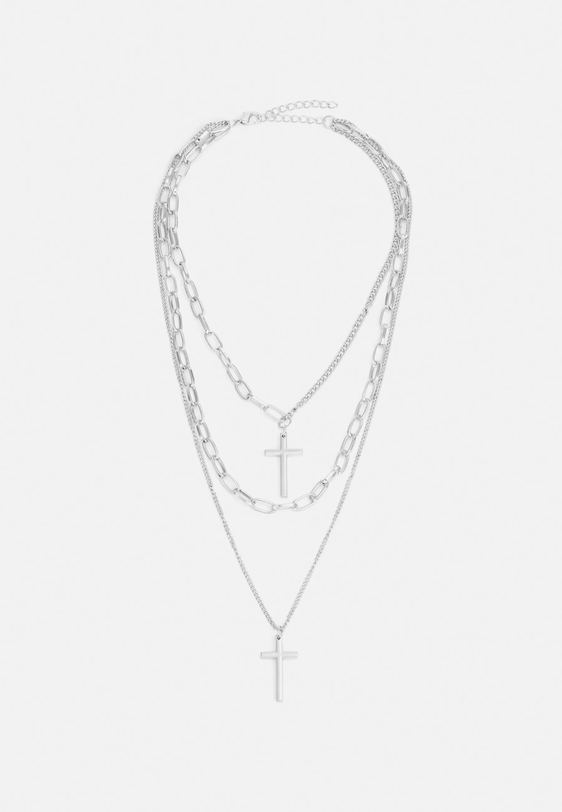 LAYERING CROSS NECKLACE UNISEX - Collana