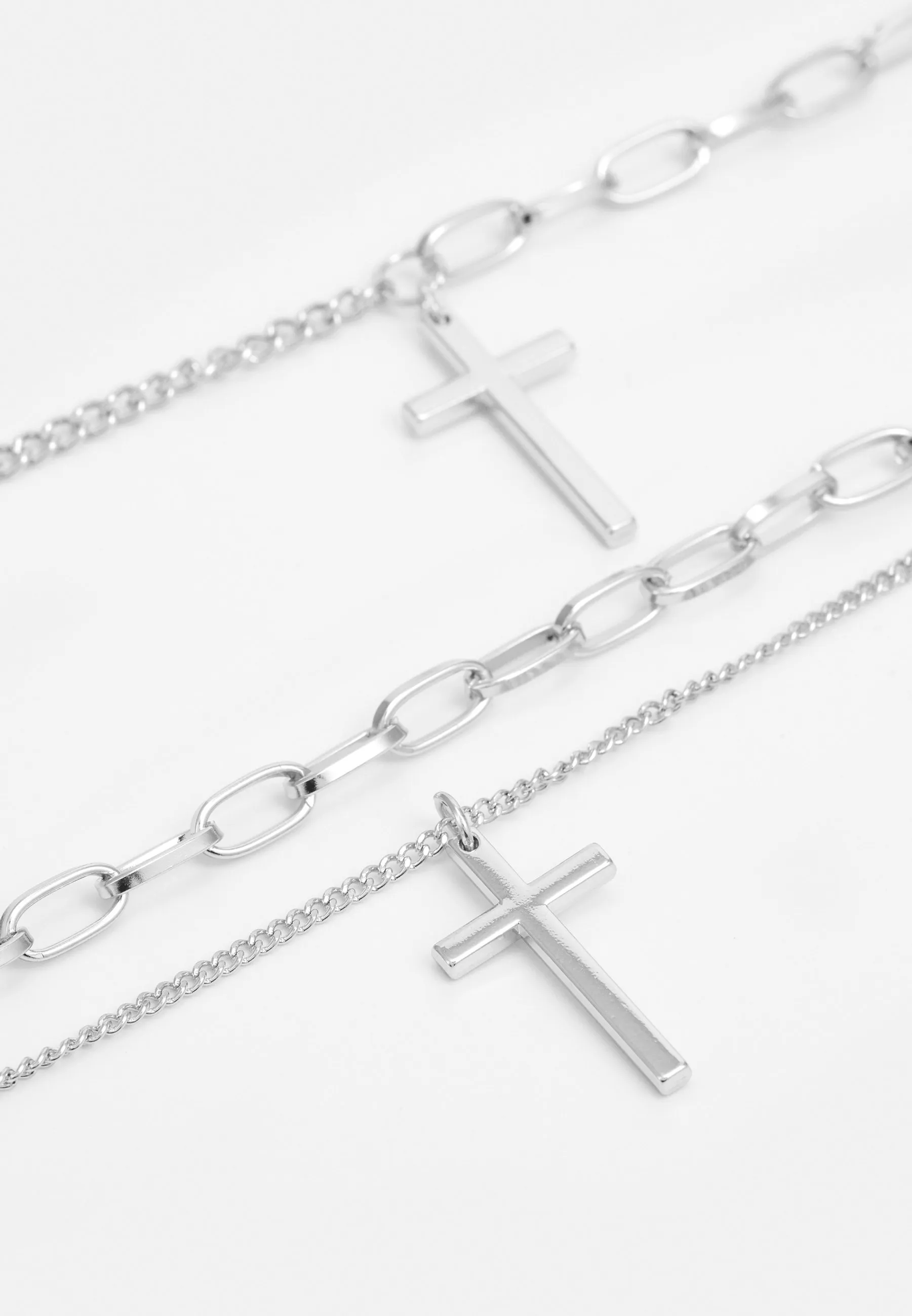 LAYERING CROSS NECKLACE UNISEX - Collana