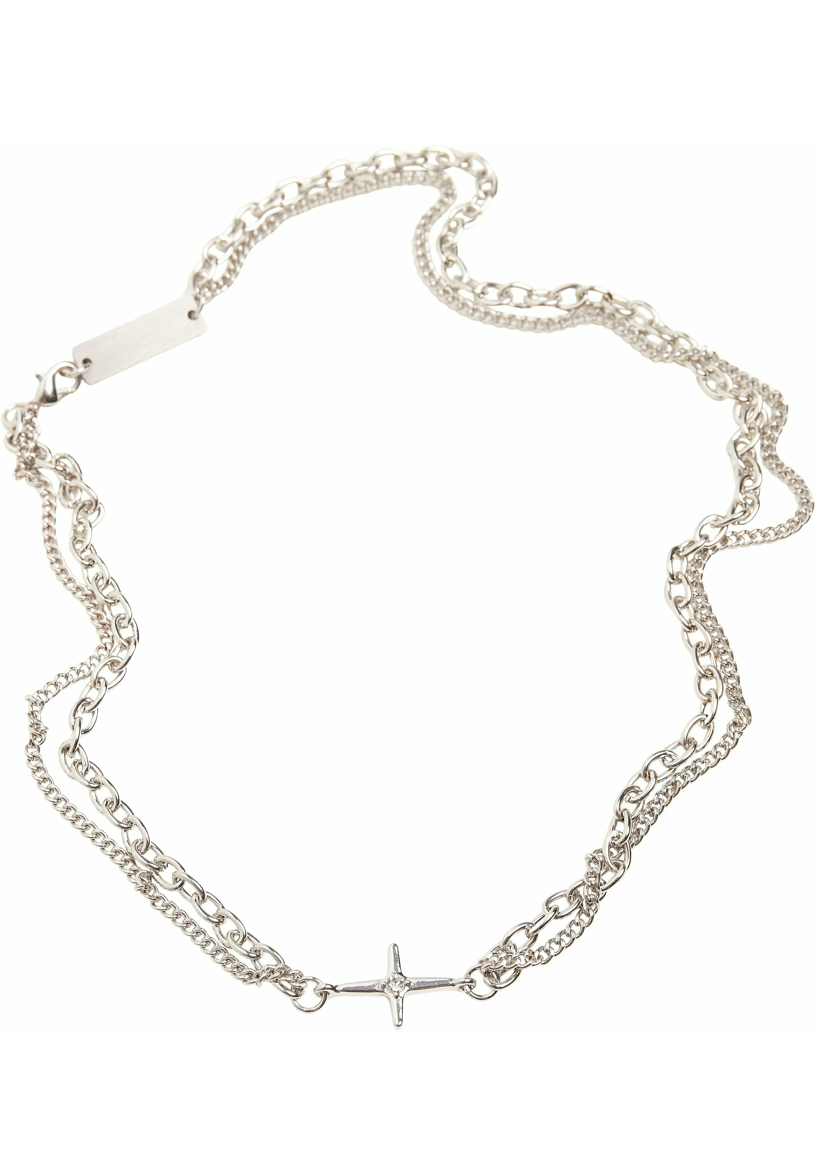LAYERING SMALL CROSS  - Collana