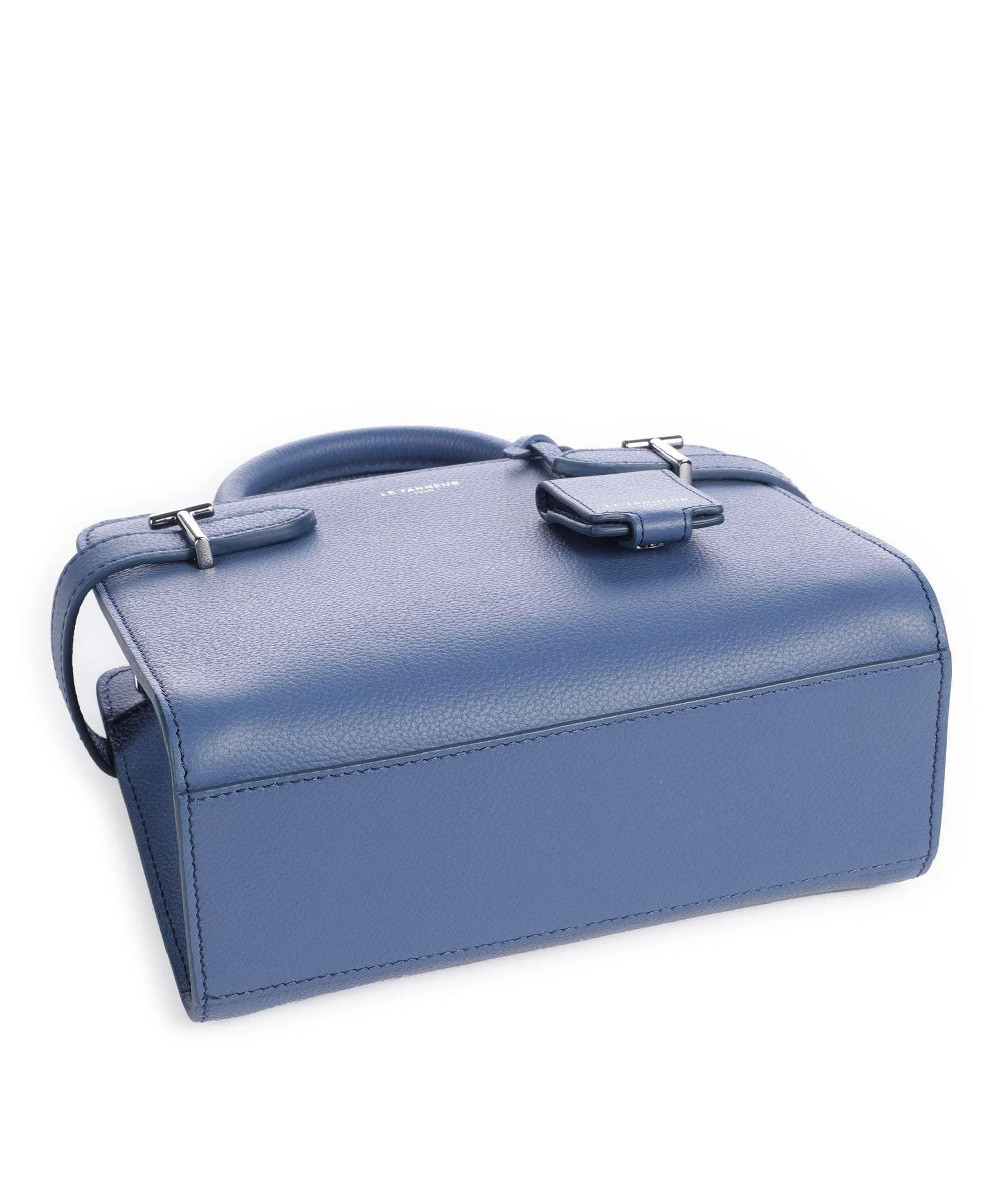  Le Tanneur Emilie Borsa a mano pelle di vacchetta grana blu  