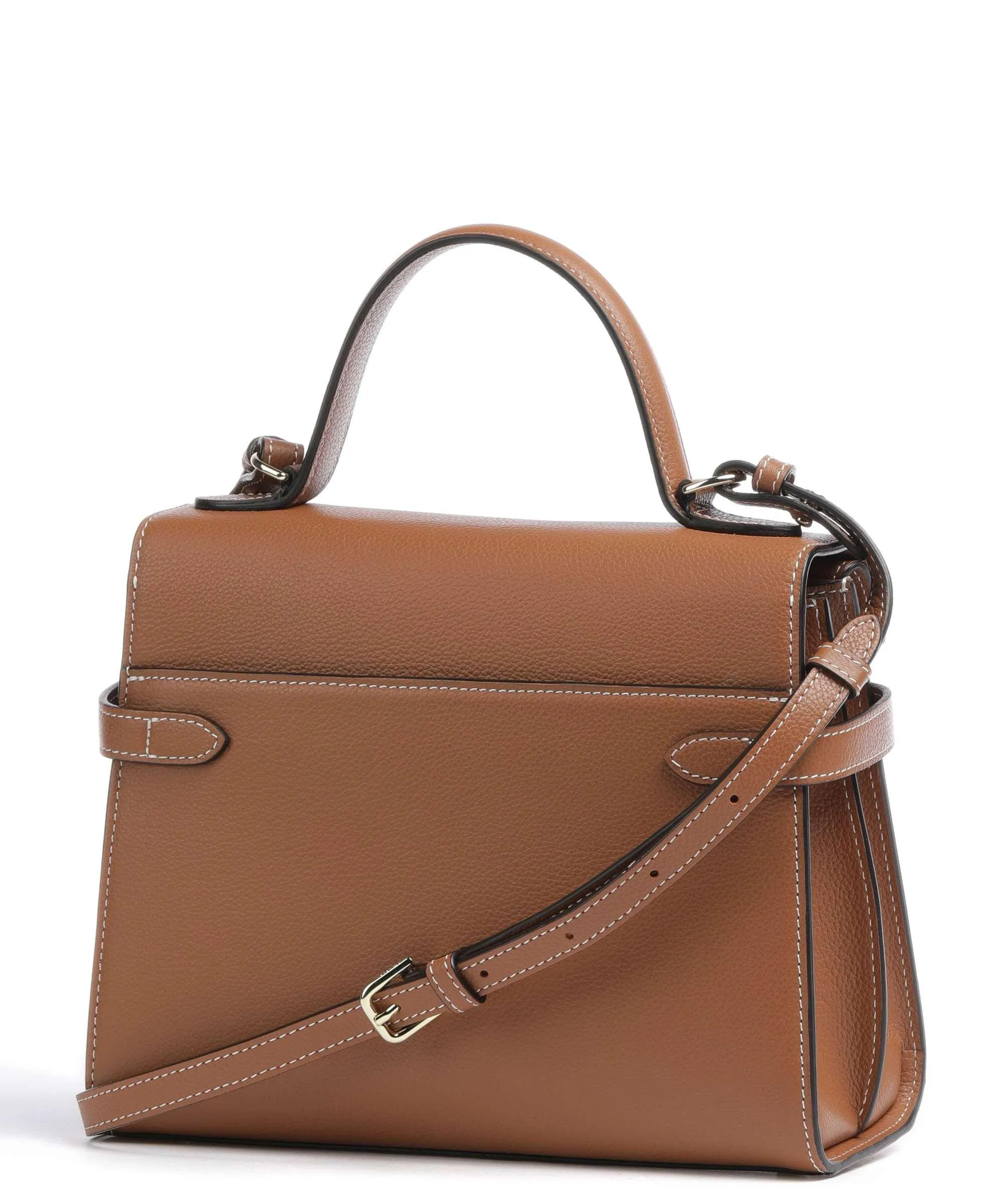  Le Tanneur Emilie Borsa a mano pelle granulata marrone  