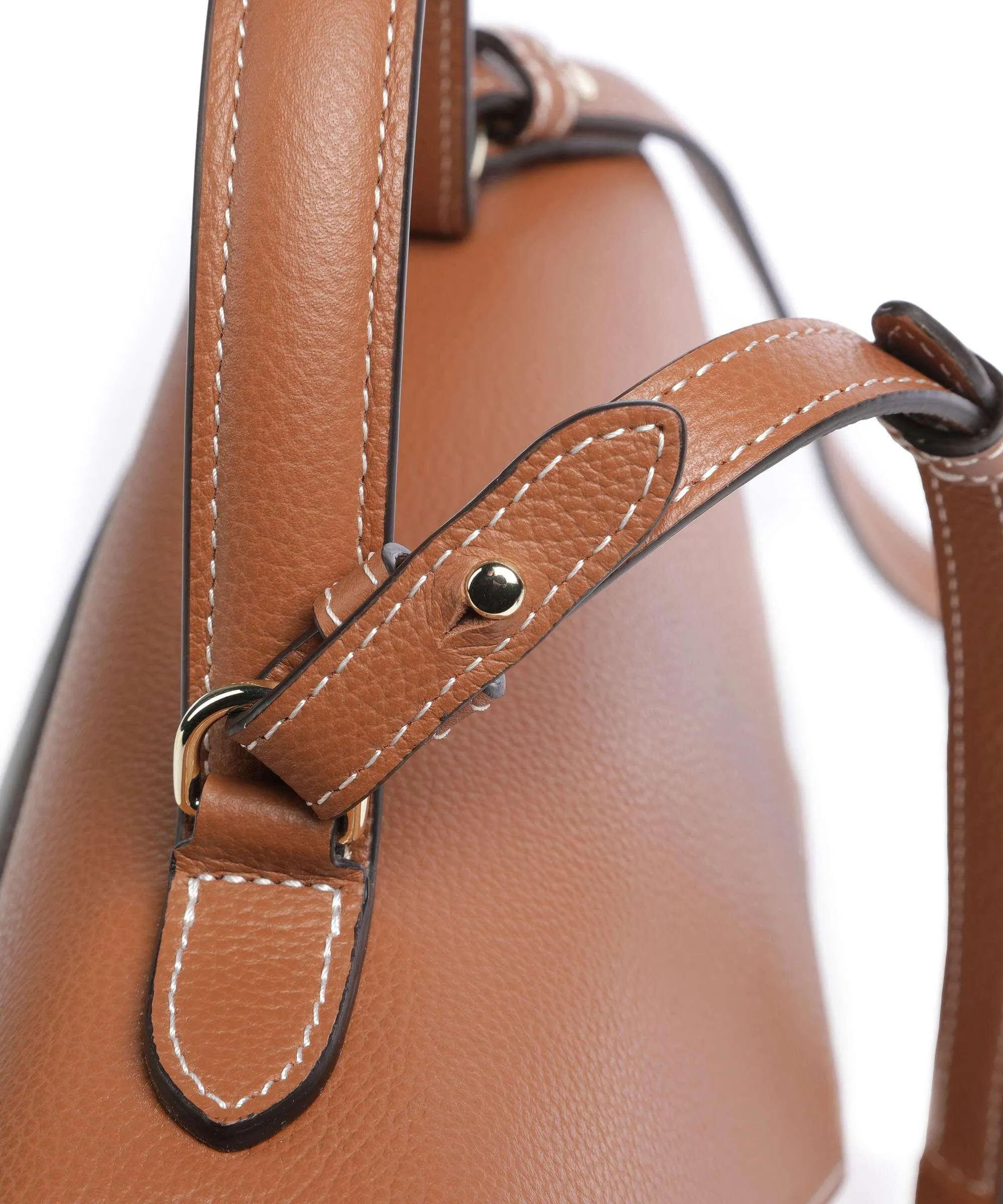  Le Tanneur Emilie Borsa a mano pelle granulata marrone  