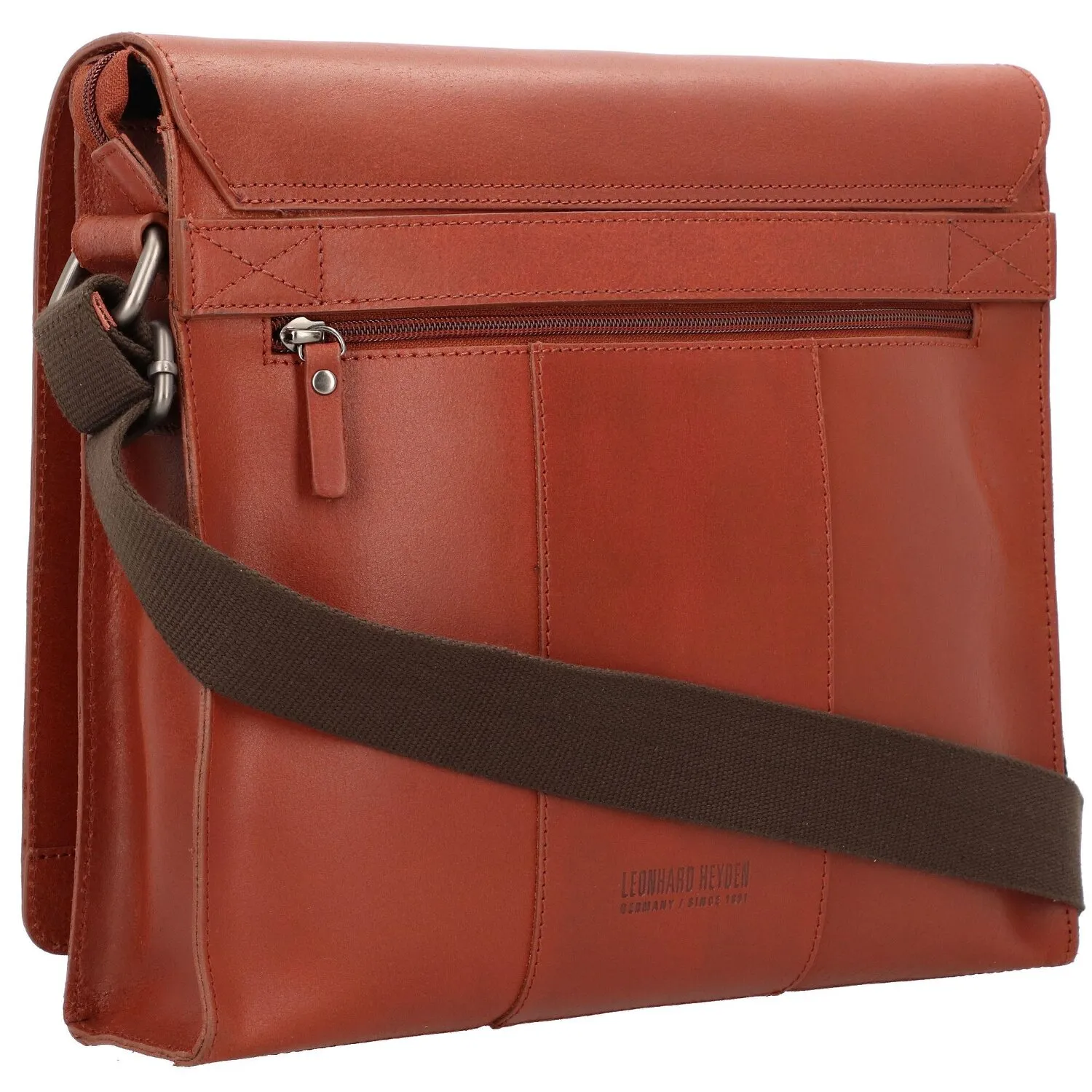 Leonhard Heyden Dakota Borsa a tracolla in pelle 31 cm