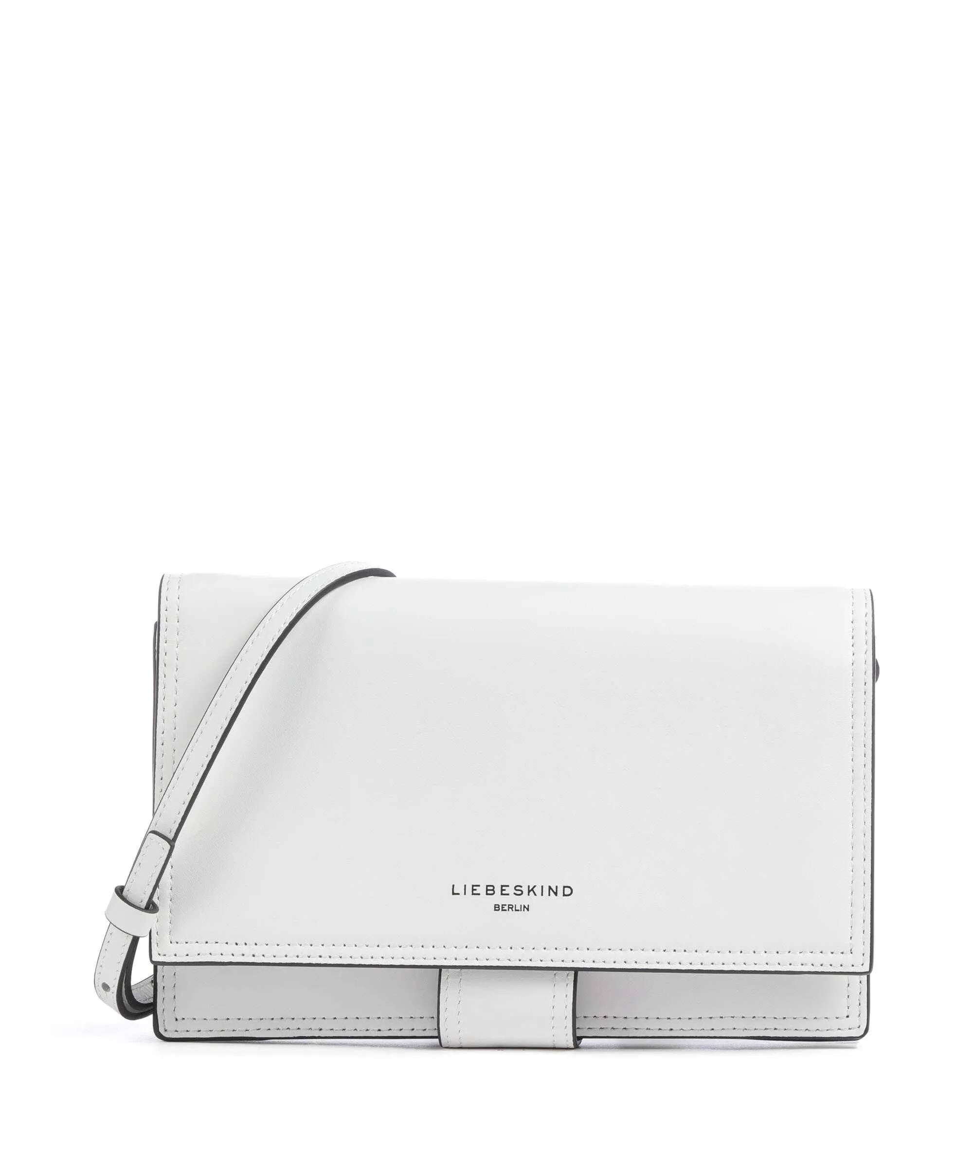  Liebeskind Lisa Calf Optic S Borsa a tracolla nappa pelle bianco  