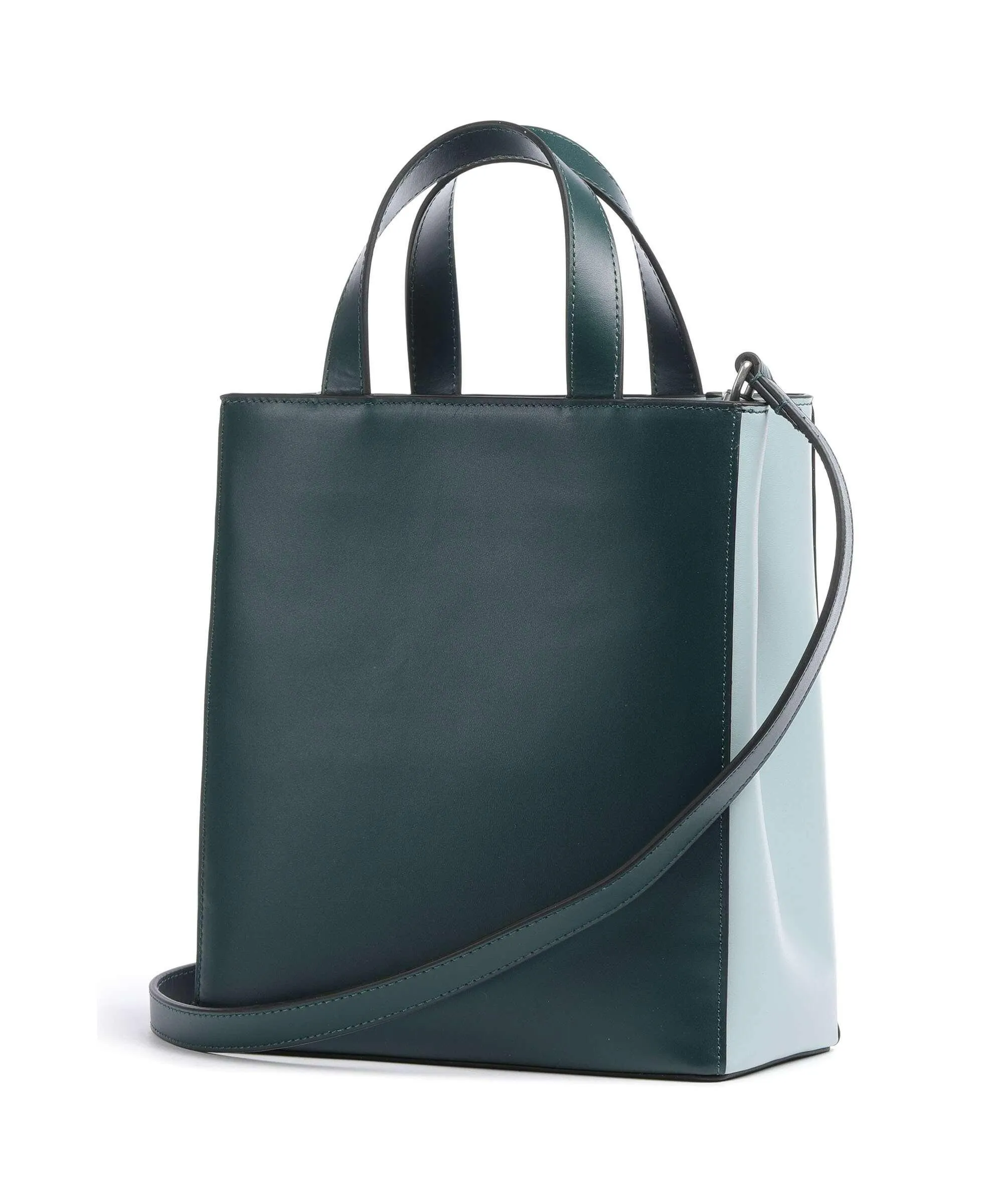  Liebeskind Paper Bag Carter S Borsa a mano pelle liscia verde scuro  