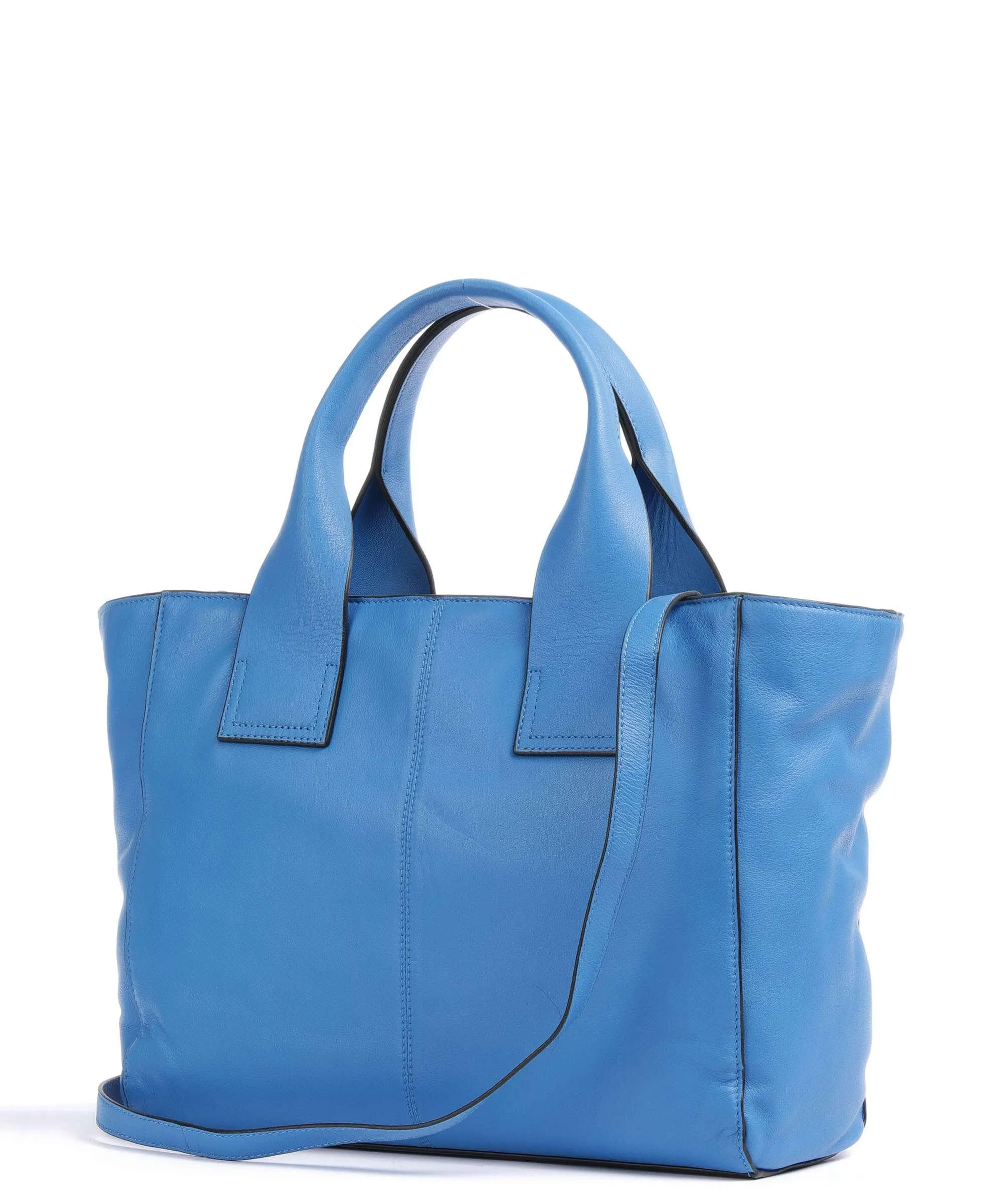  Liebeskind Sienna 2 Indian Sheep M Borsa a mano pelle di pecora blu  