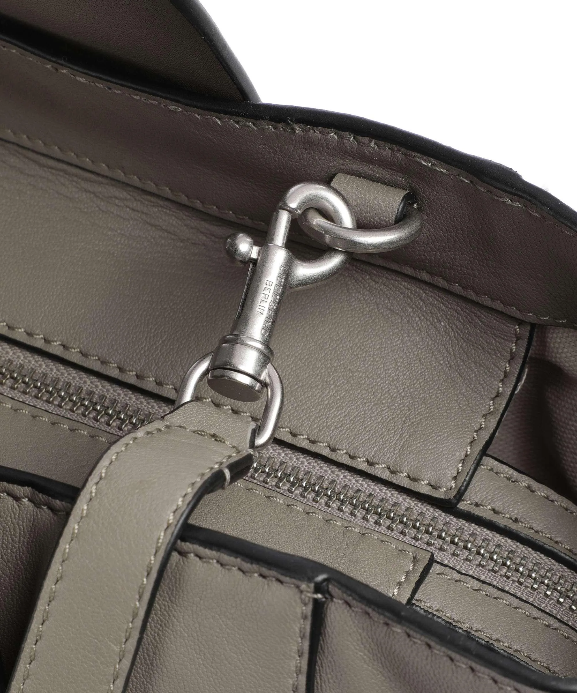  Liebeskind Sienna 2 Indian Sheep M Borsa a mano pelle di pecora grigio  