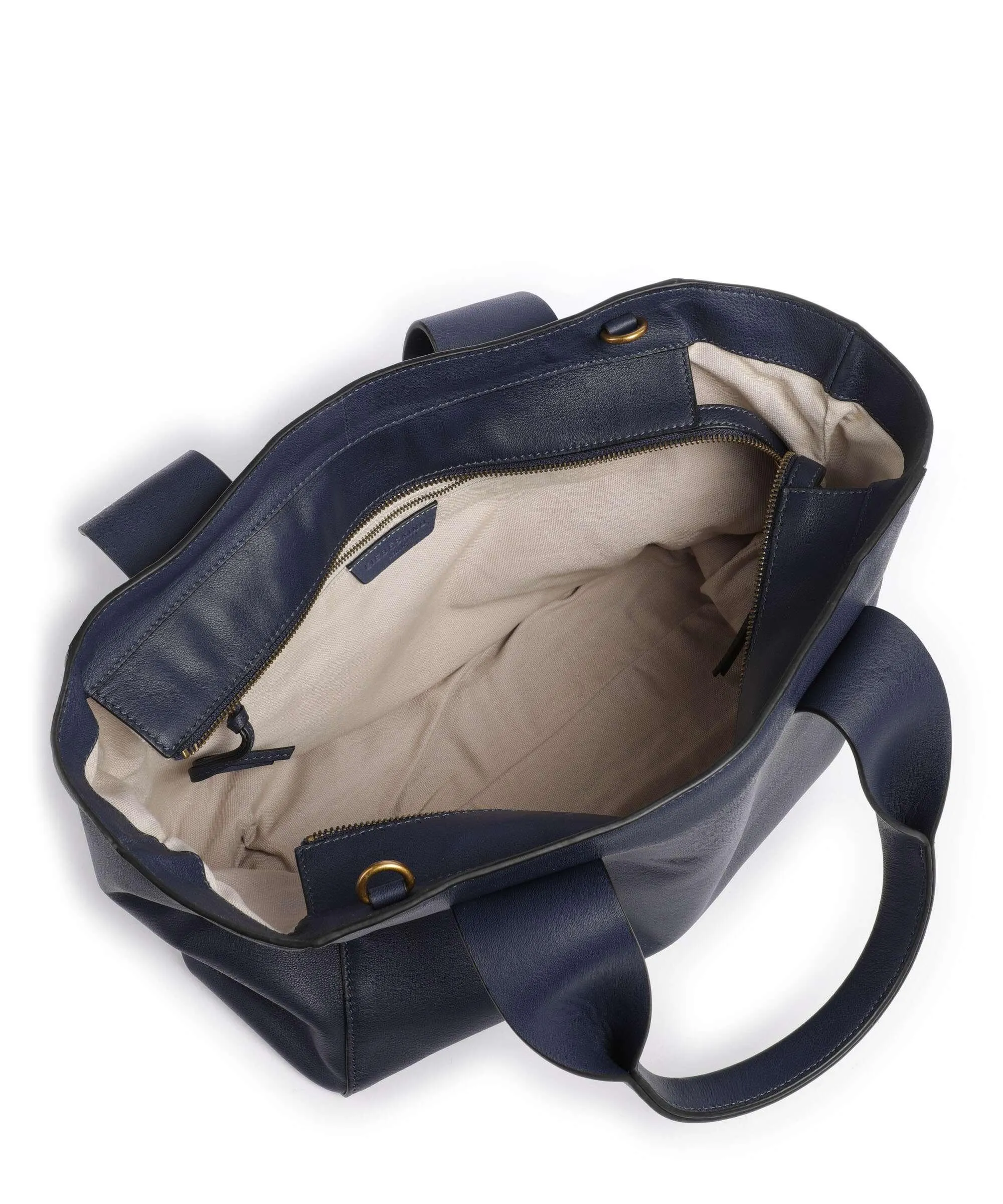  Liebeskind Sienna 2 Indian Sheep M Borsa a mano pelle di pecora navy  