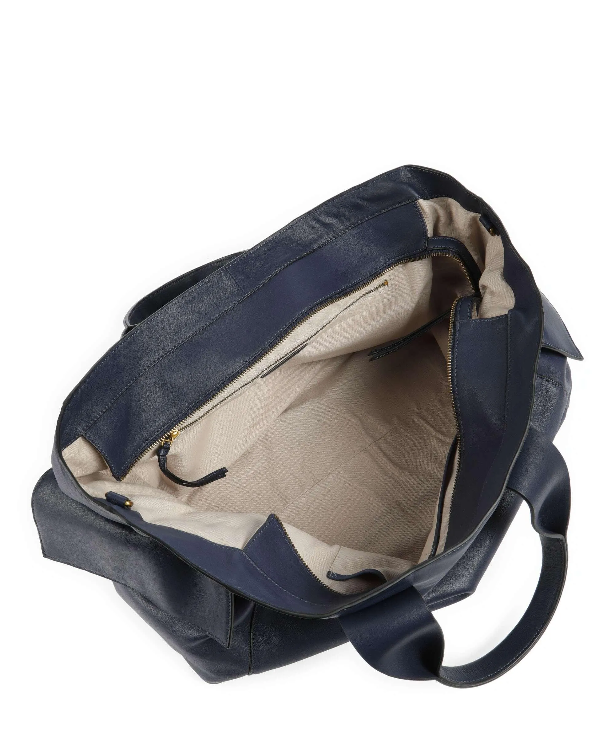  Liebeskind Sienna 2 Indian Sheep XL Borsa a mano pelle di vacchetta finemente grana blu scuro  