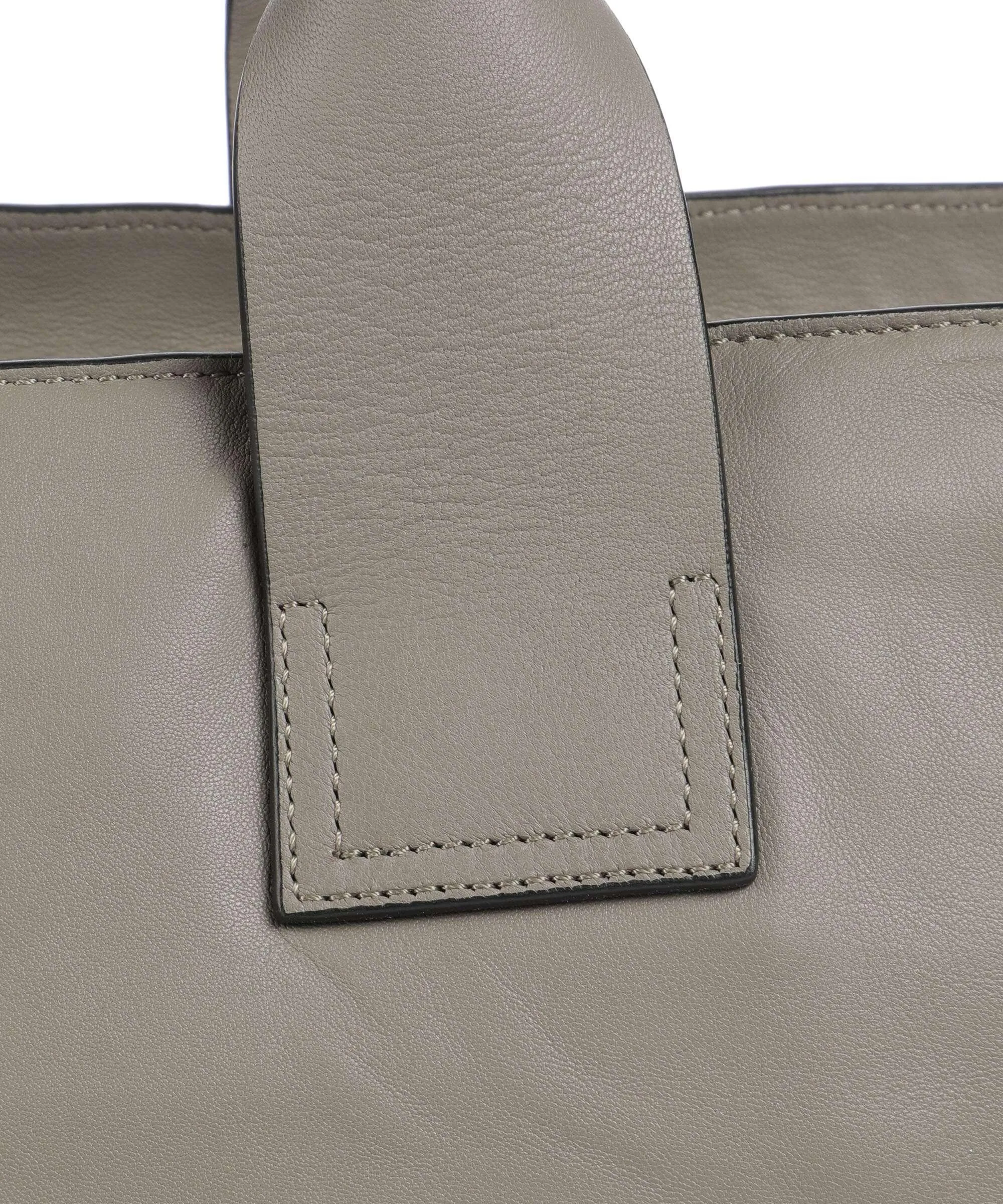  Liebeskind Sienna 2 Indian Sheep XL Borsa a mano pelle di vacchetta finemente grana taupe  