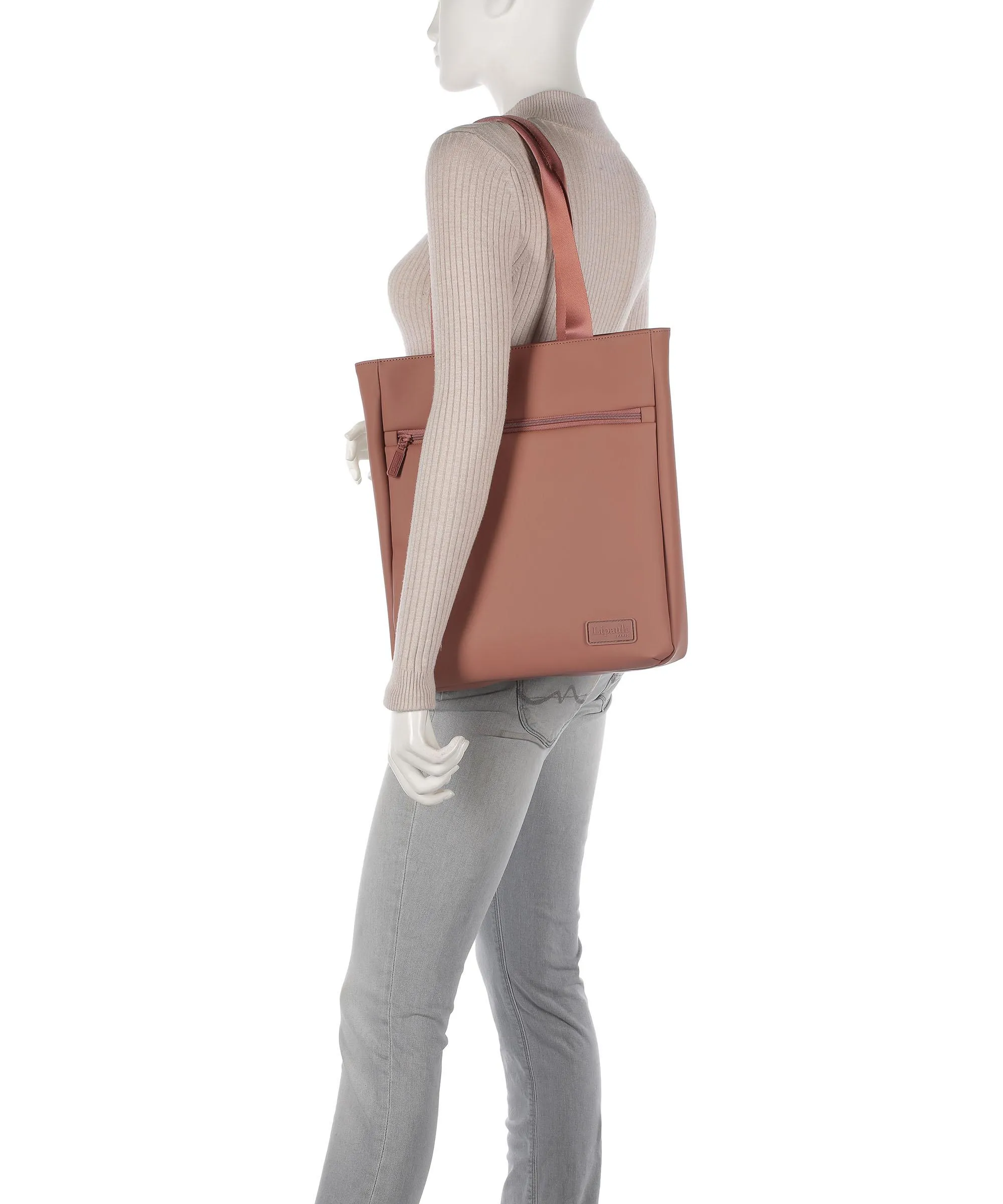  Lipault Lost In Berlin Borsa shopper pelle sintetica rosa antico  