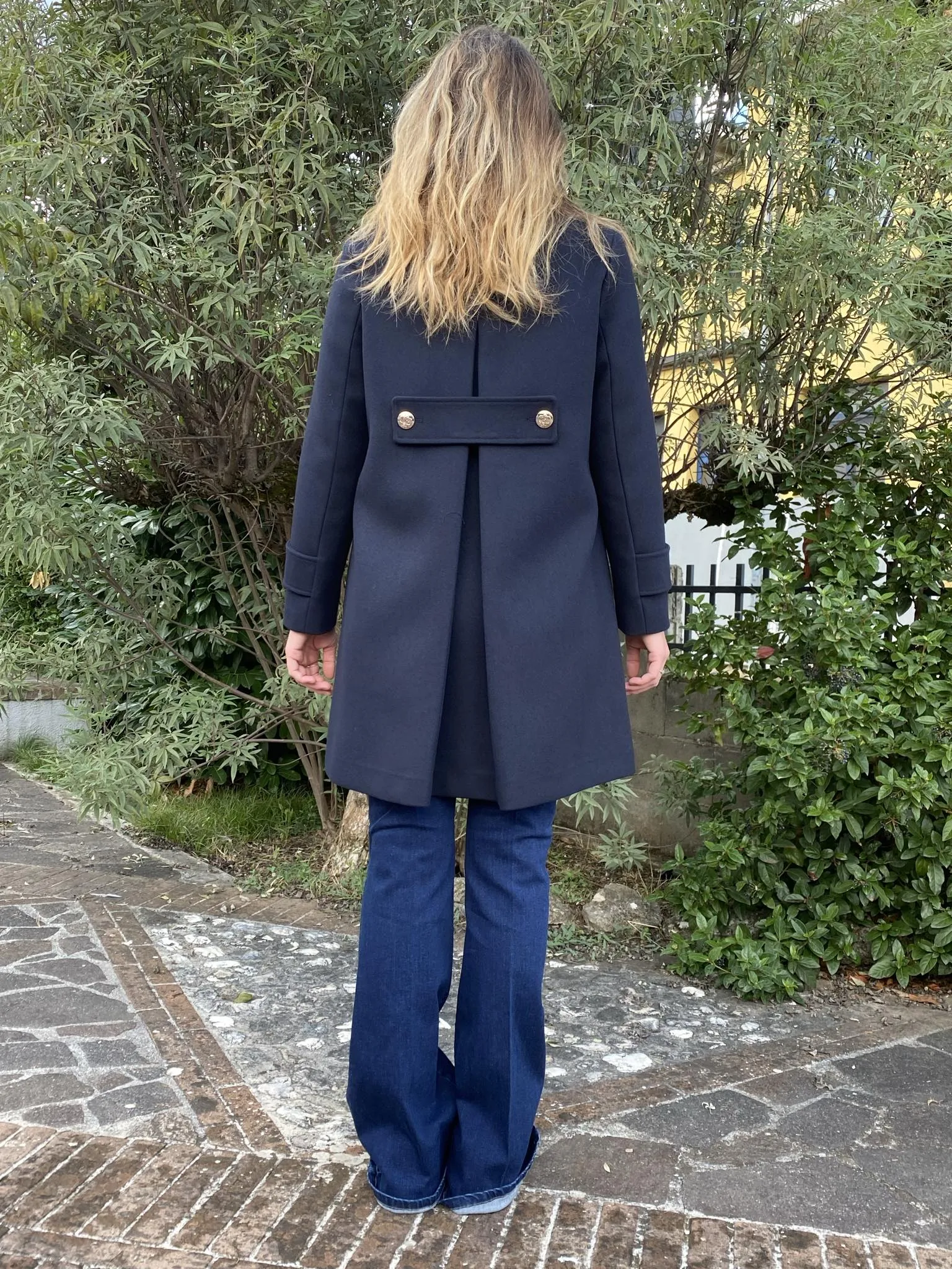 LIU JO cappotto lungo donna monopetto misto lana CF4330T2581