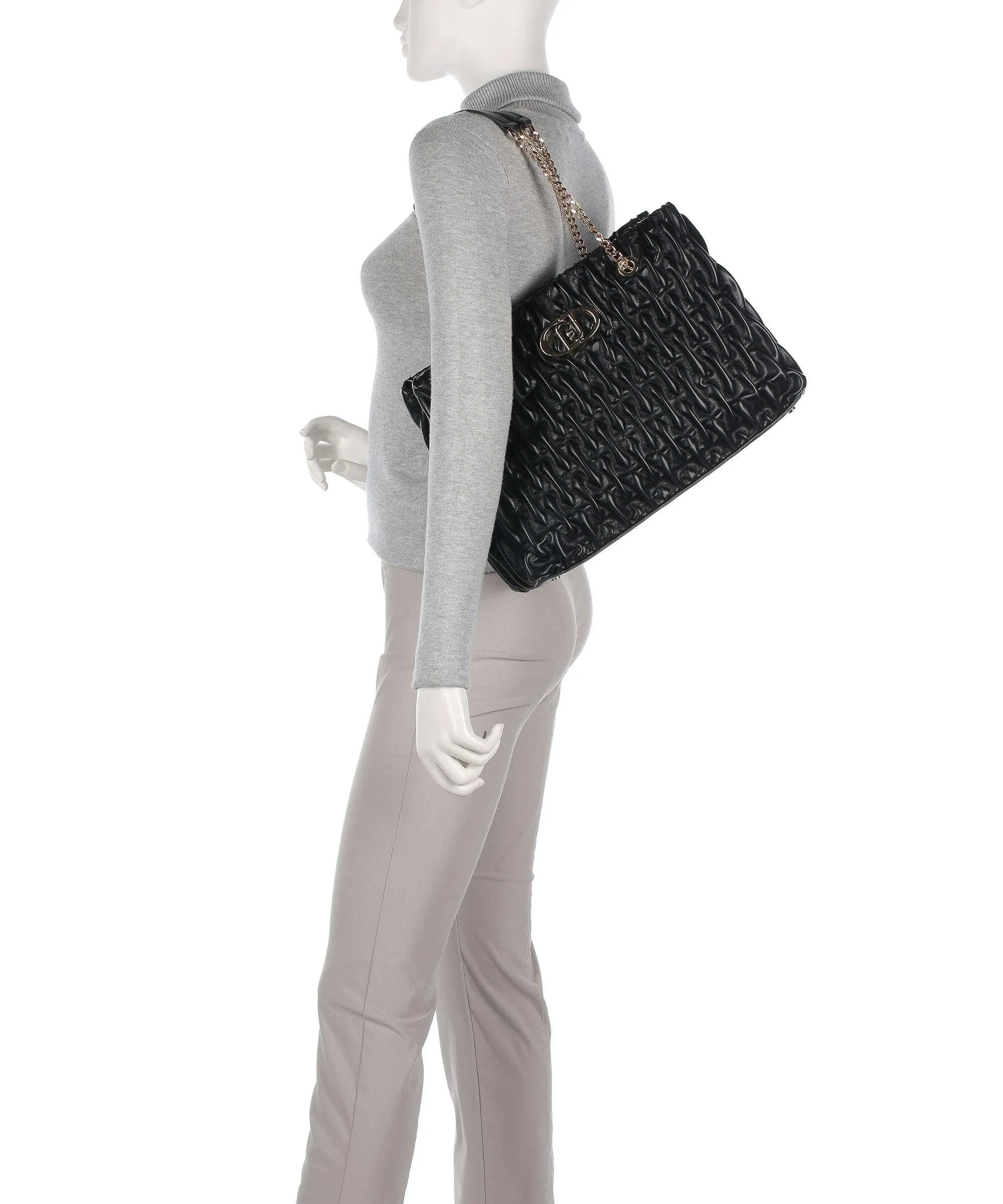  Liu Jo Hemalia Borsa shopper pelle sintetica nero  
