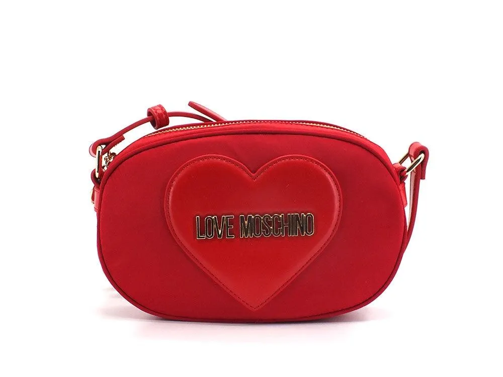 LOVE MOSCHINO Borsa Tonda Tracolla Logo Rosso JC4333PP0EKD150A