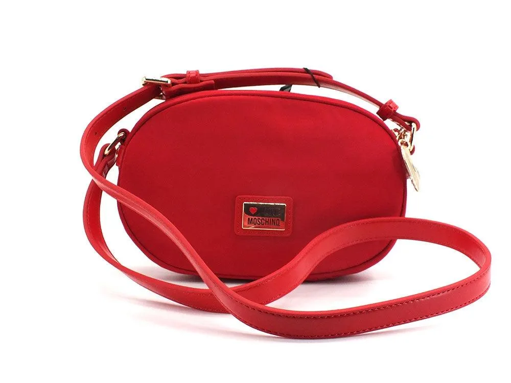 LOVE MOSCHINO Borsa Tonda Tracolla Logo Rosso JC4333PP0EKD150A