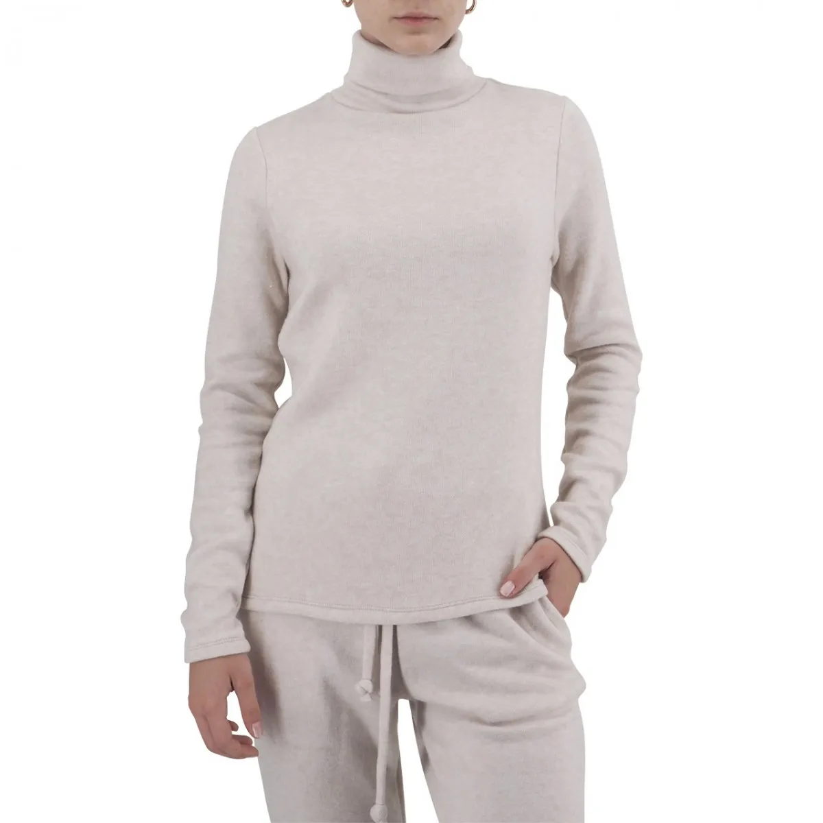 Maglia Dolcevita In Viscosa Slim