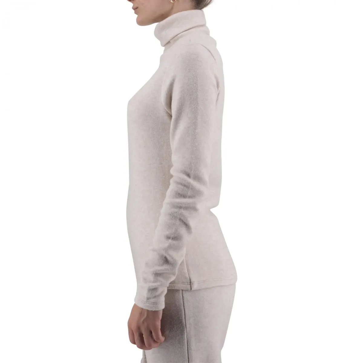 Maglia Dolcevita In Viscosa Slim