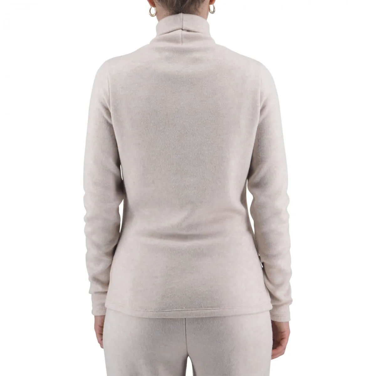Maglia Dolcevita In Viscosa Slim