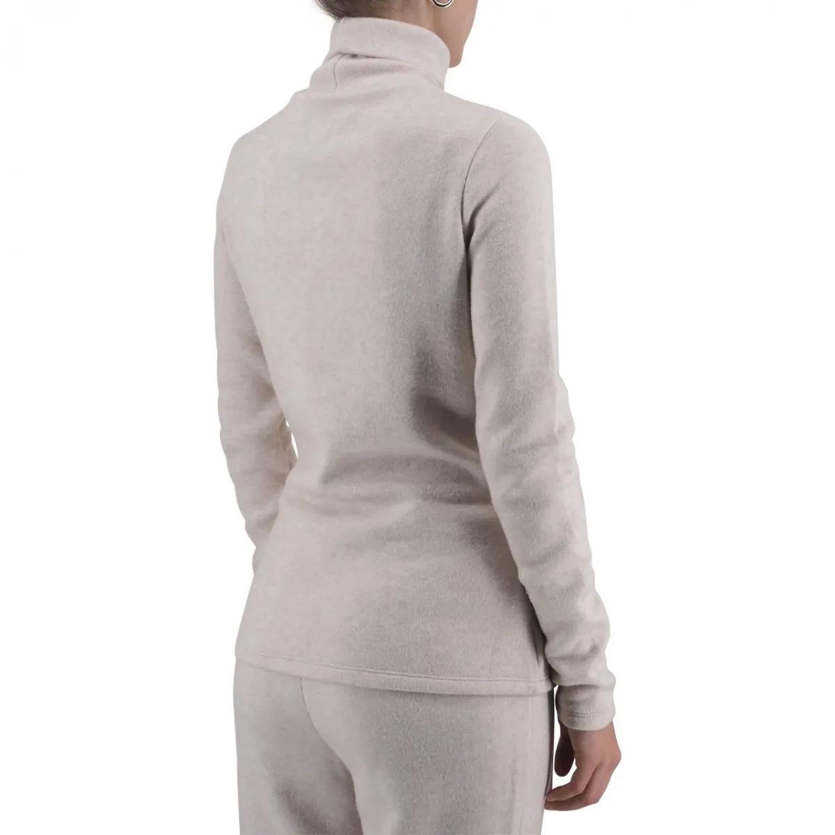 Maglia Dolcevita In Viscosa Slim