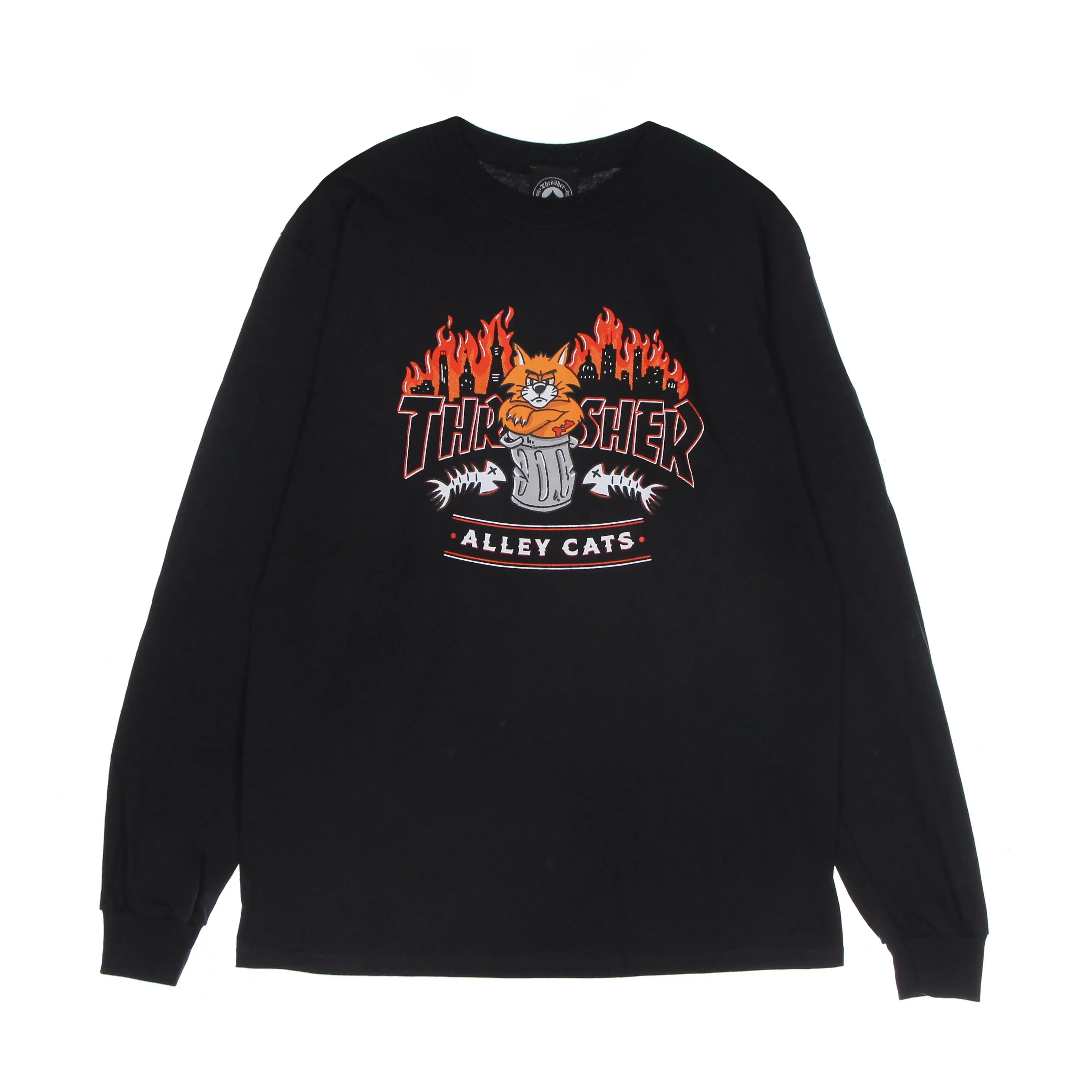 Maglietta Manica Lunga Uomo Alley Cats L/s Tee Black