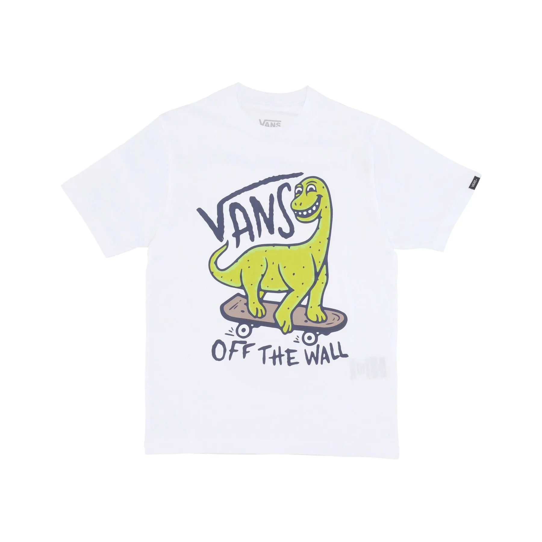 Maglietta Ragazzo Dinosk8 Tee White