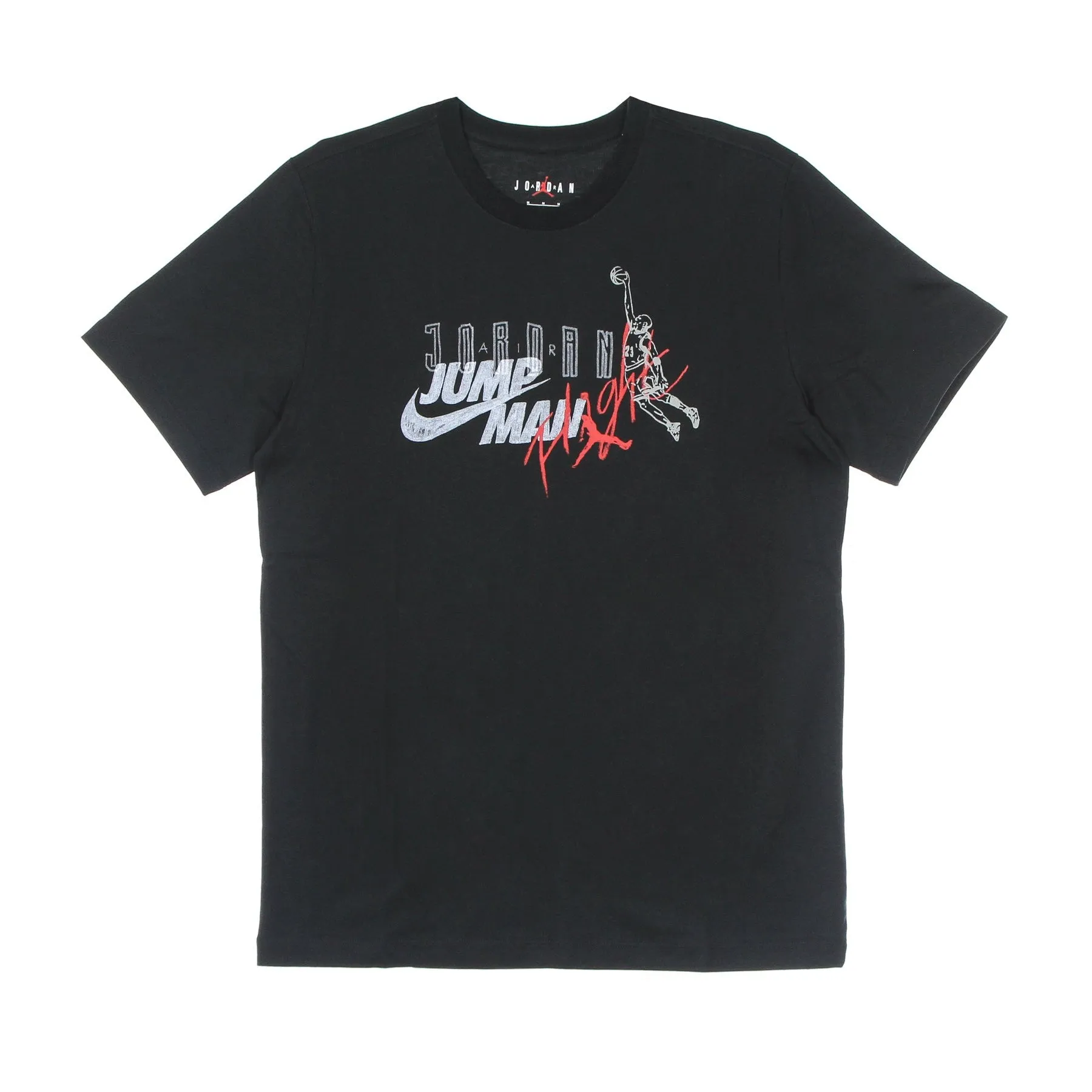 Maglietta Uomo Brand Graphic Crew Black