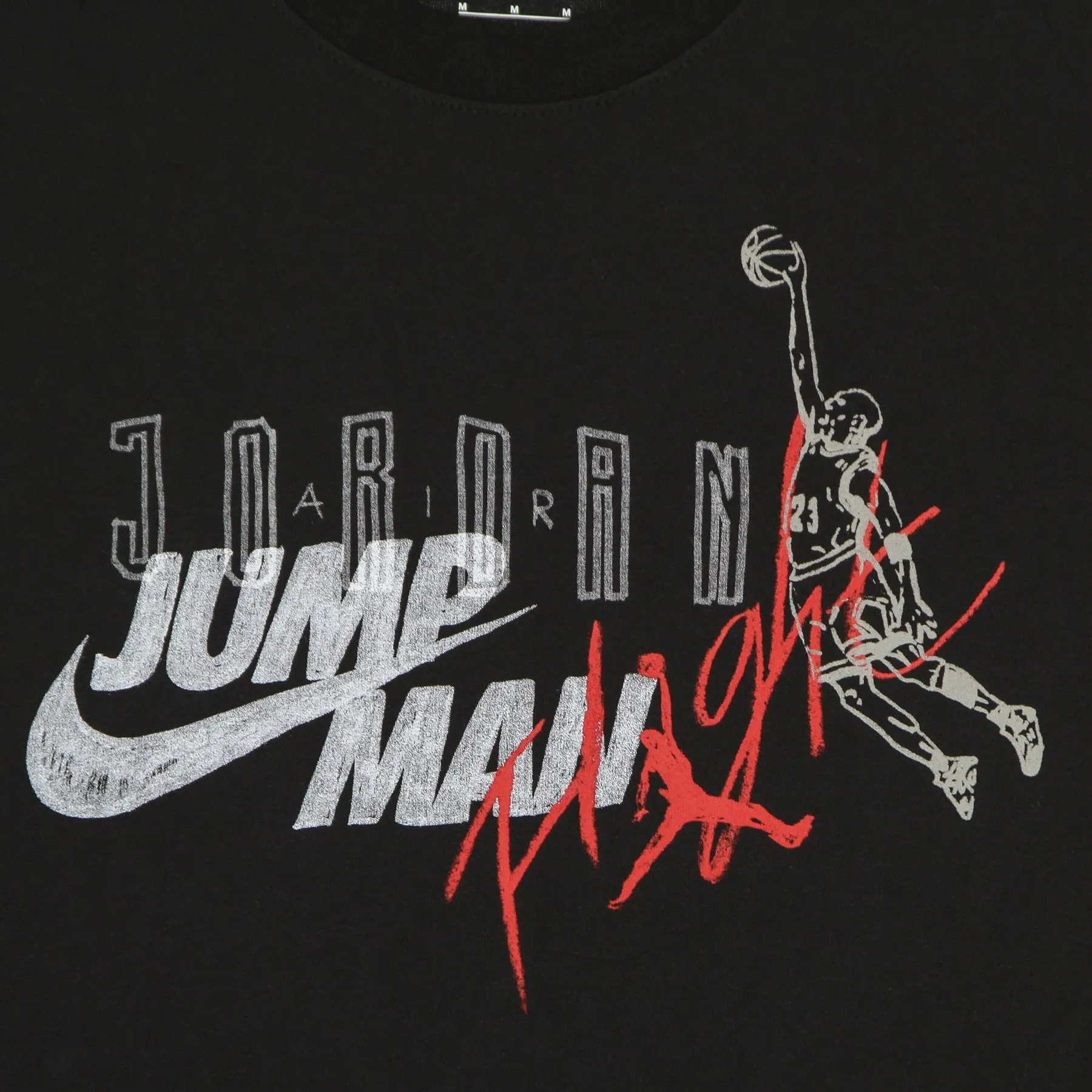 Maglietta Uomo Brand Graphic Crew Black