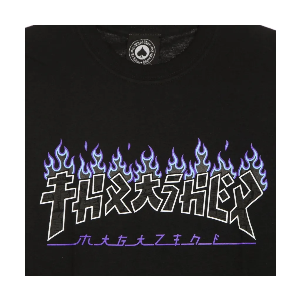 maglietta uomo godzilla charred tee BLACK