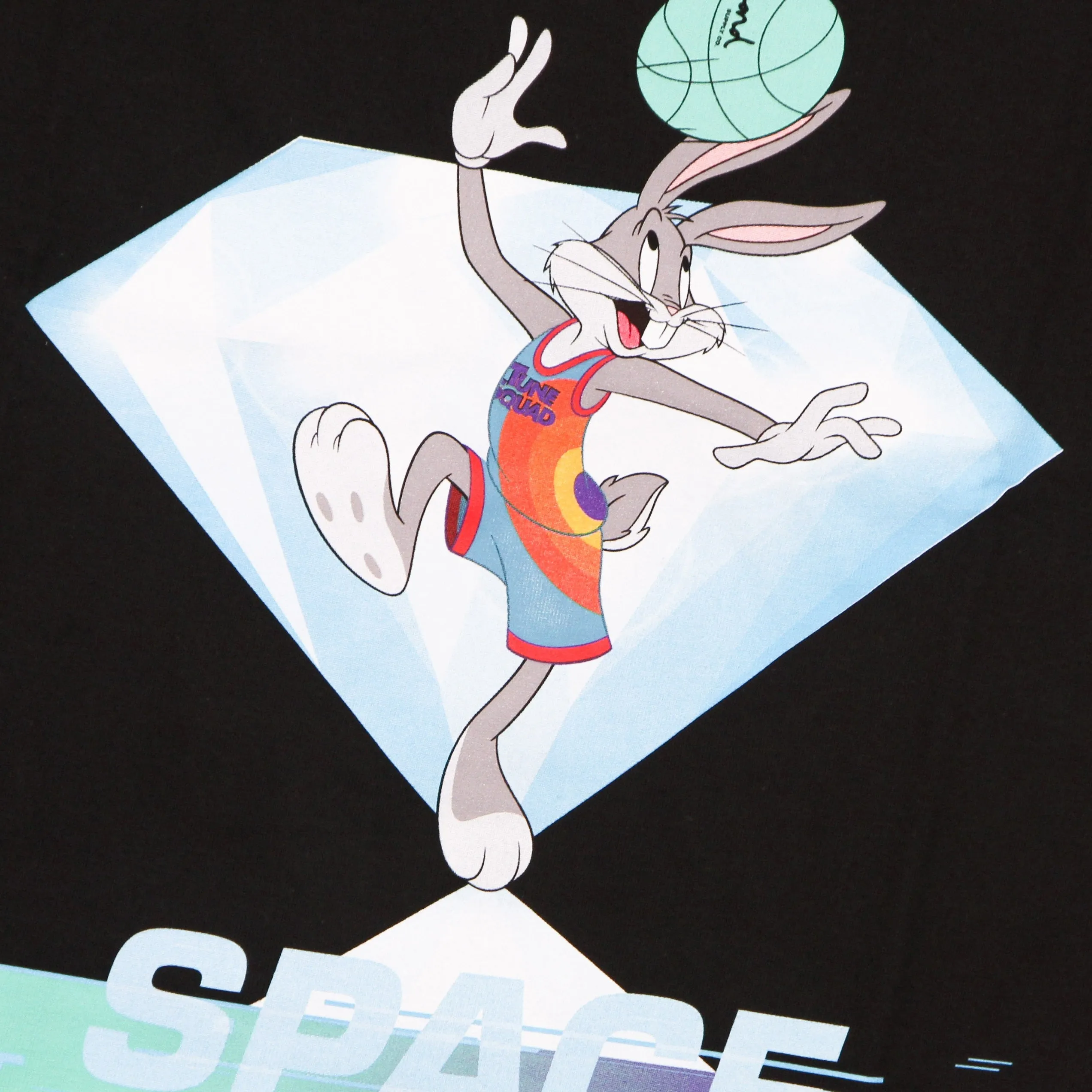 Maglietta Uomo Hook Shot Tee X Space Jam 2 Black