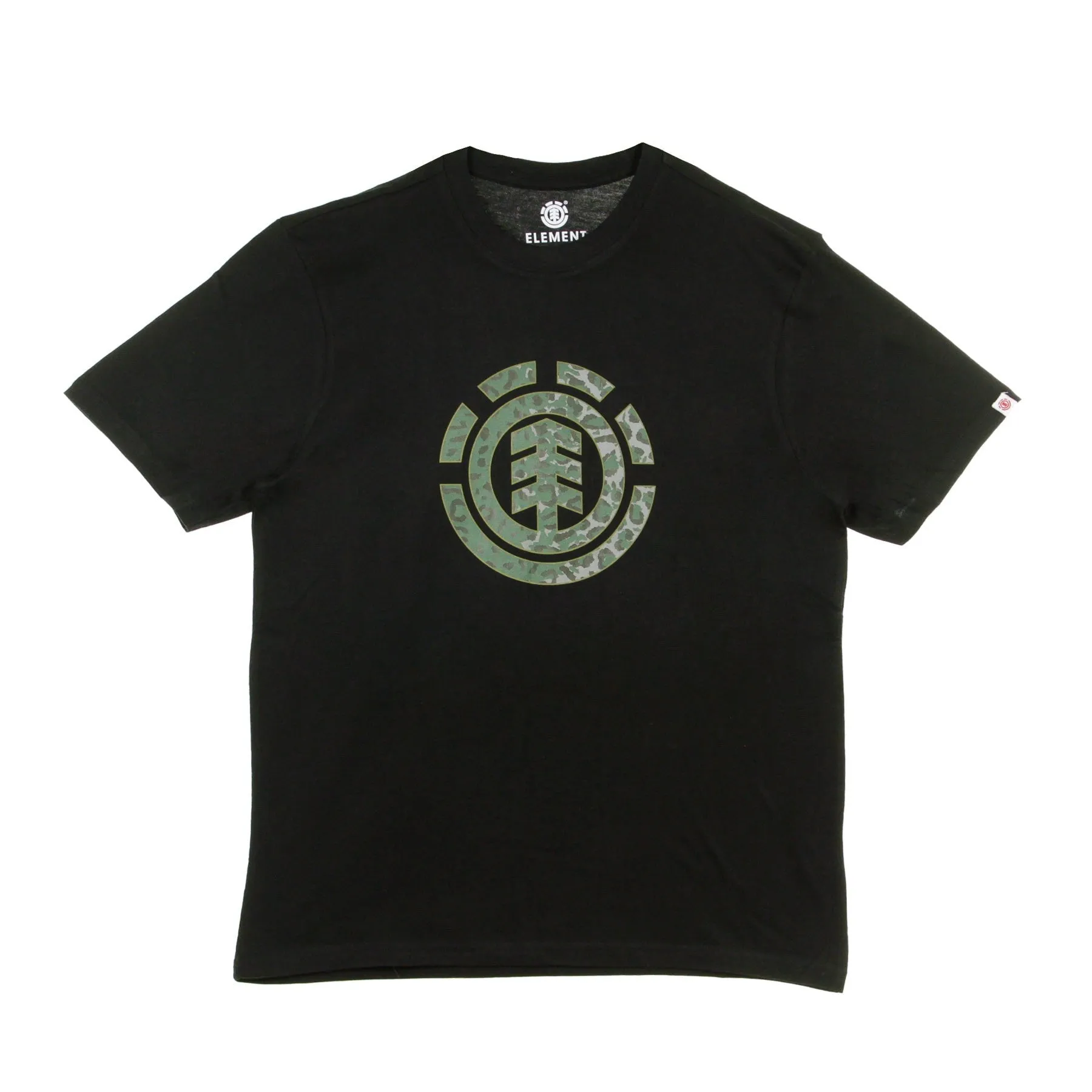 Maglietta Uomo Leopard Icon Fill Flint Black