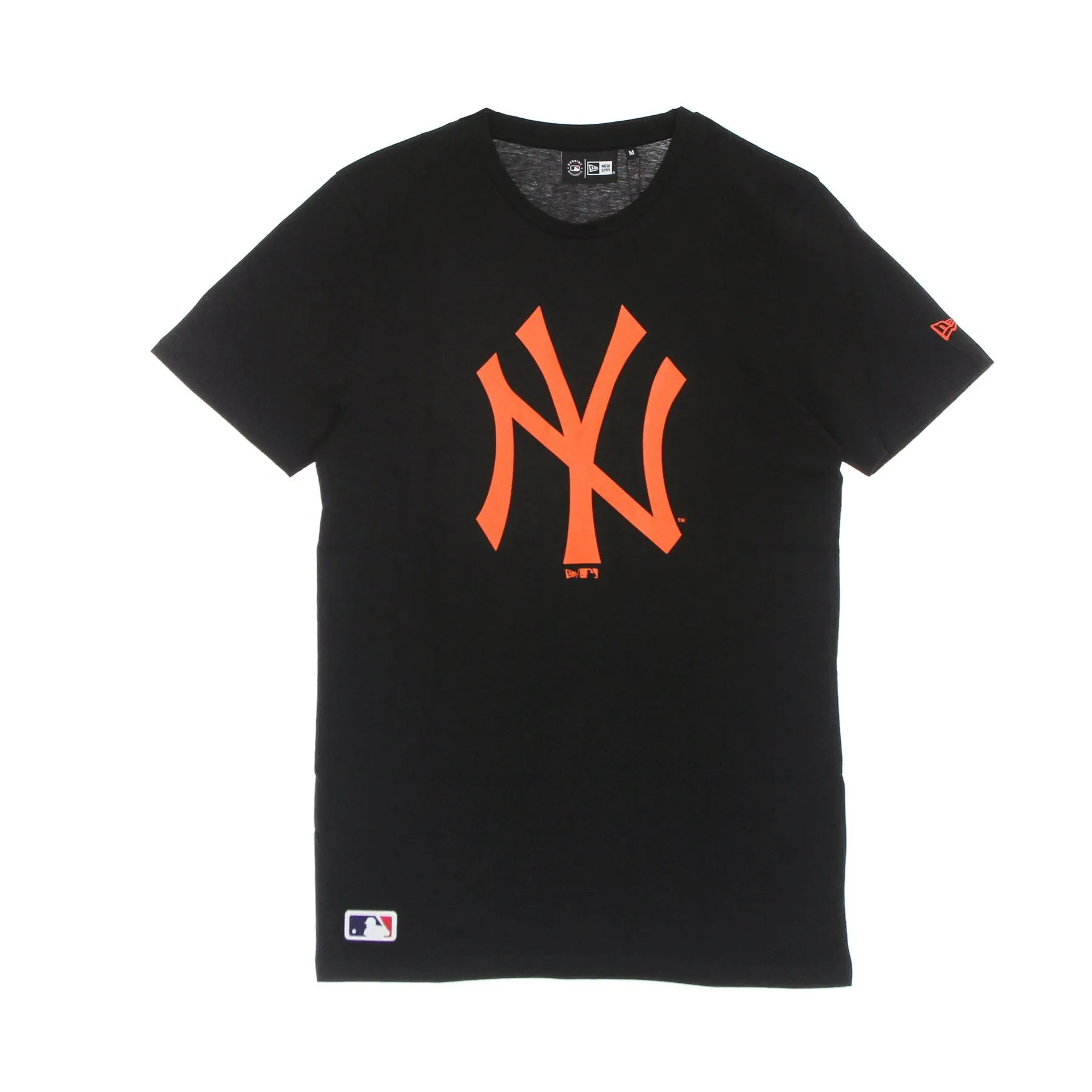 Maglietta Uomo Mlb Seasonal Team Logo Tee Neyyan Black/dark Orange