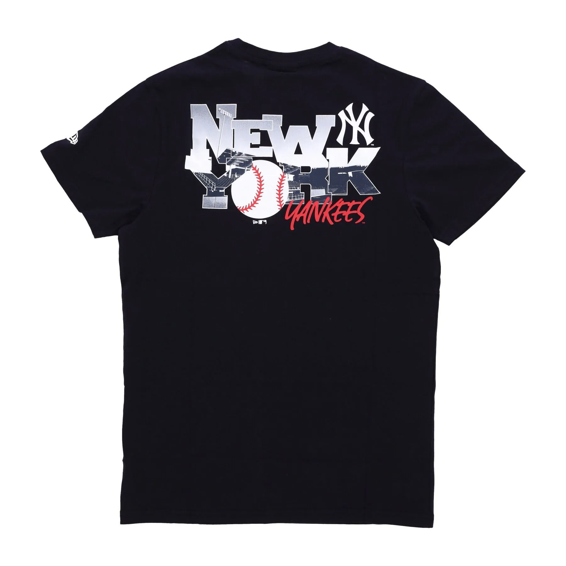 Maglietta Uomo Mlb Team Logo Graphic Bp Tee Neyyan Navy/white