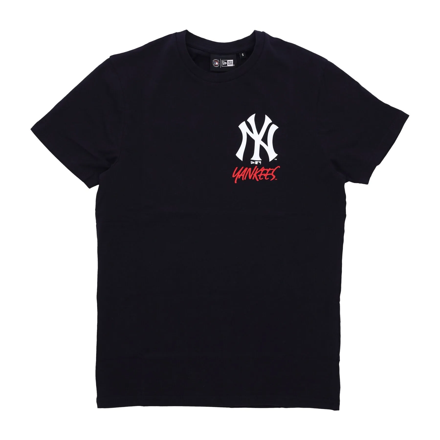 Maglietta Uomo Mlb Team Logo Graphic Bp Tee Neyyan Navy/white