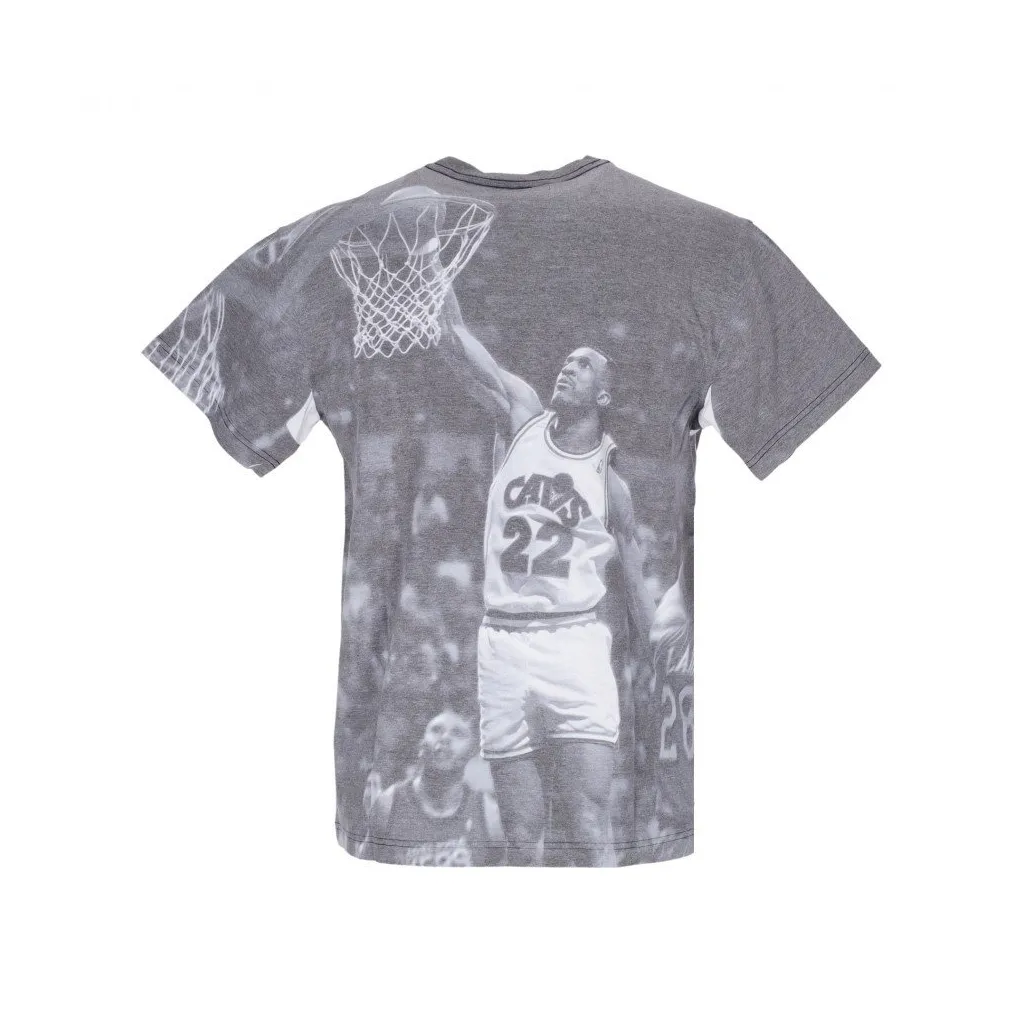 maglietta uomo nba above the rim sublimated tee hardwood classics larry nance clecav WHITE