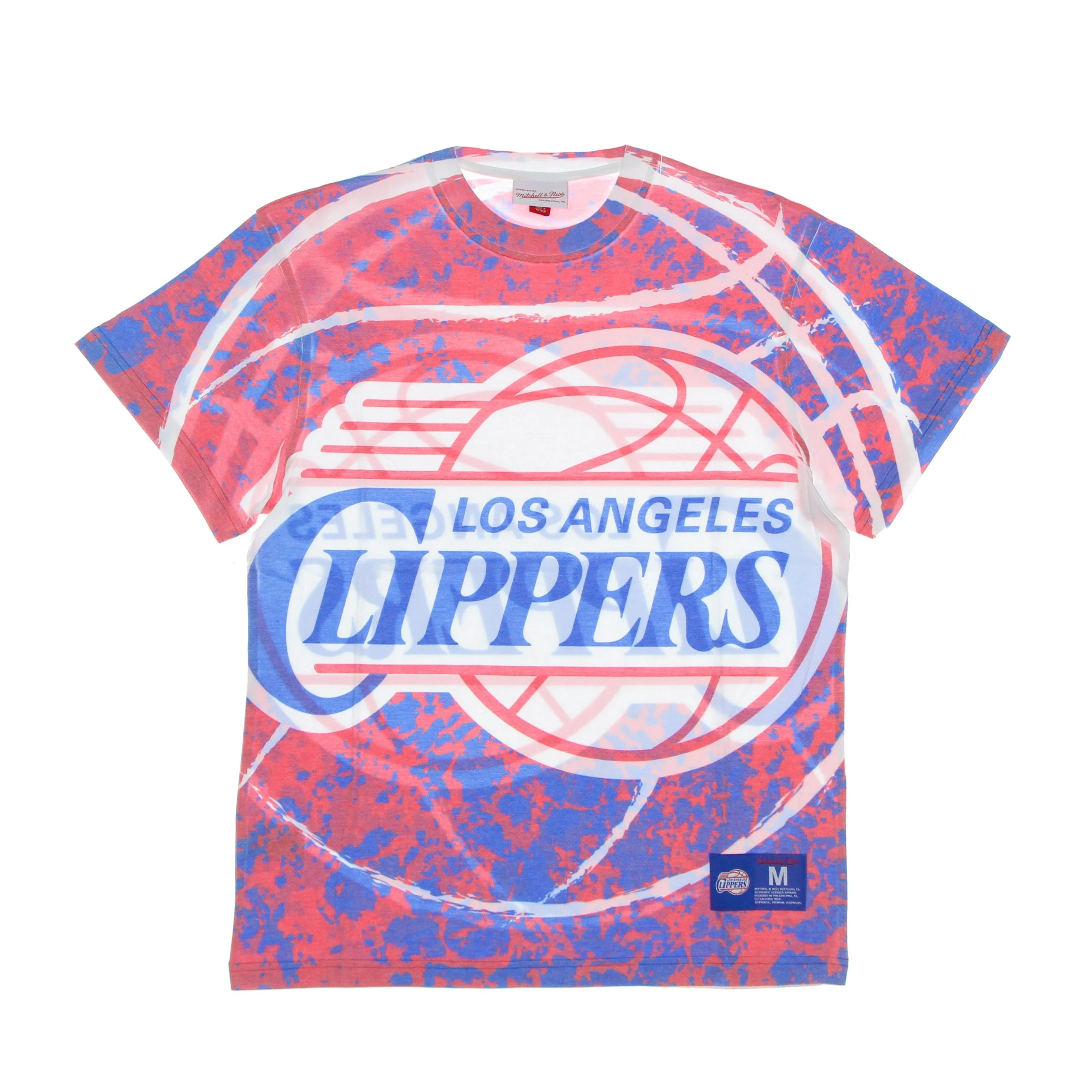 Maglietta Uomo Nba Jumbotron Tee Hardwood Classics Loscli Scarlet/original Team Colors