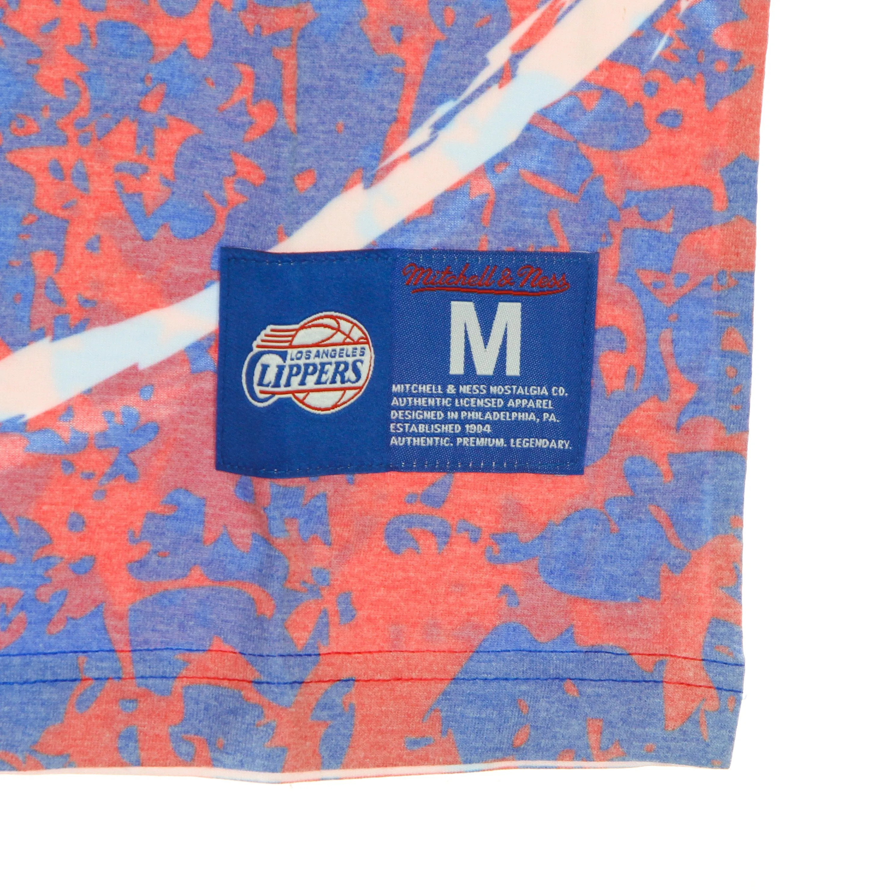 Maglietta Uomo Nba Jumbotron Tee Hardwood Classics Loscli Scarlet/original Team Colors