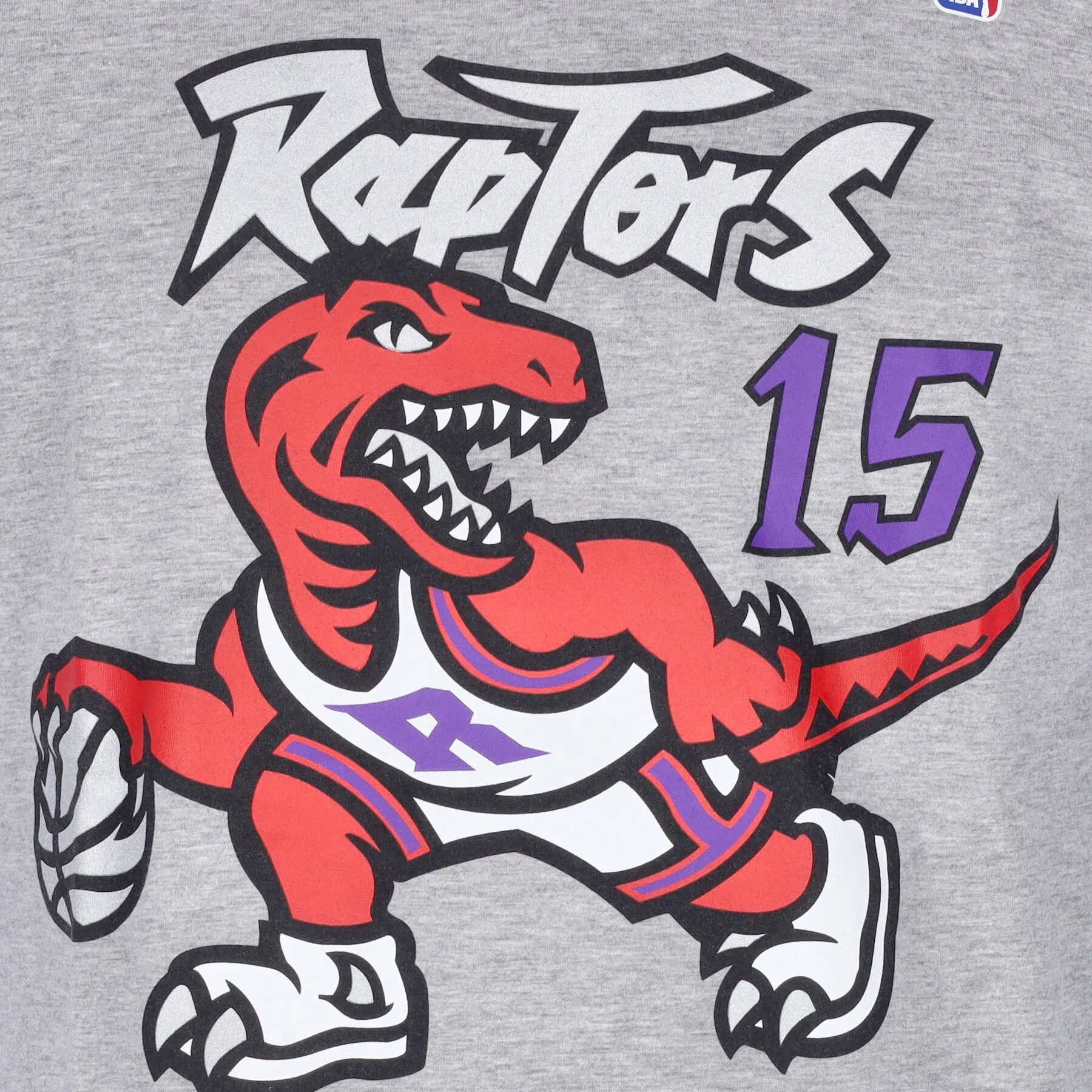 Maglietta Uomo Nba Tee Hardwood Classics No 15 Vince Carter Torrap Grey Heather