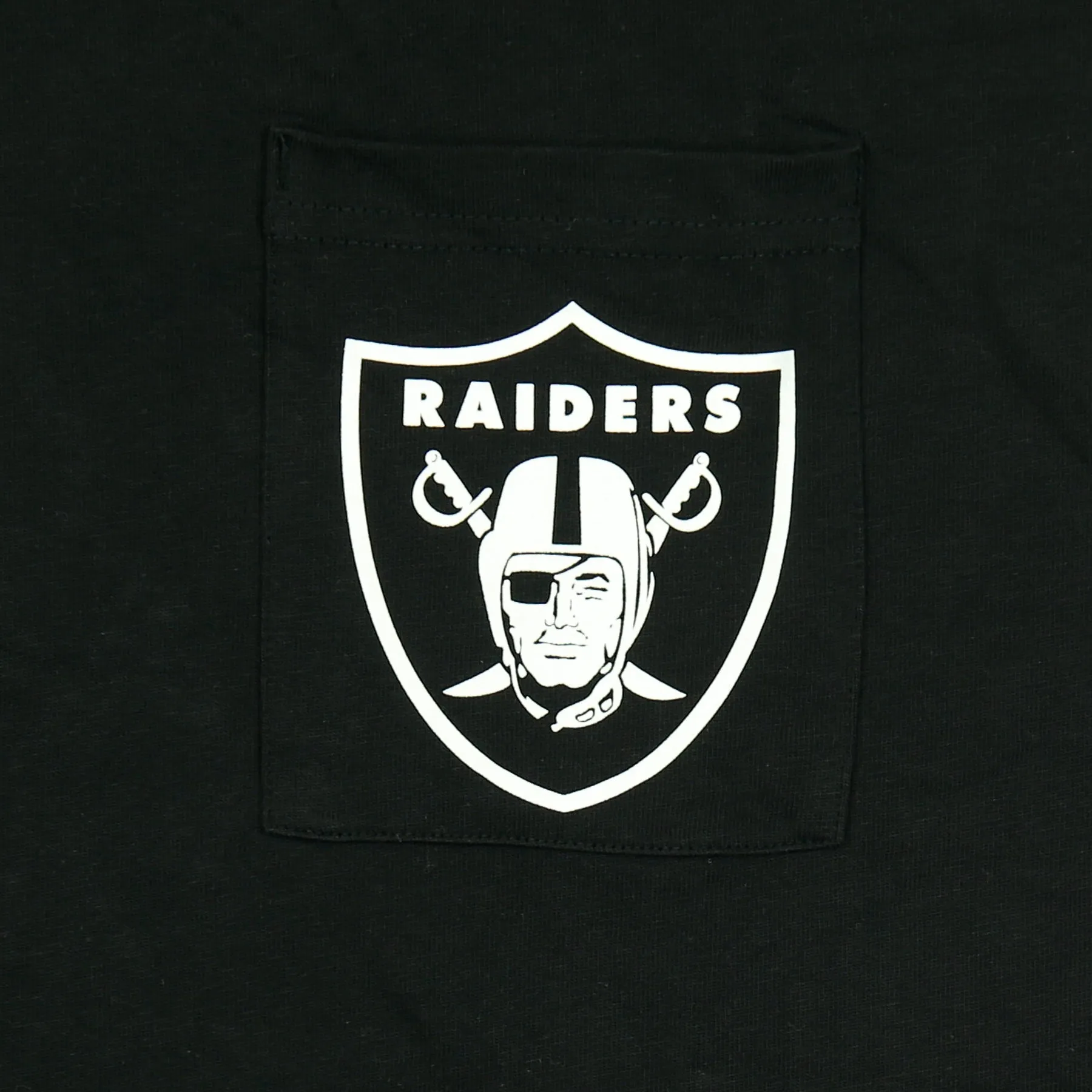 Maglietta Uomo Nfl Box Logo Tee Lasrai Black/white