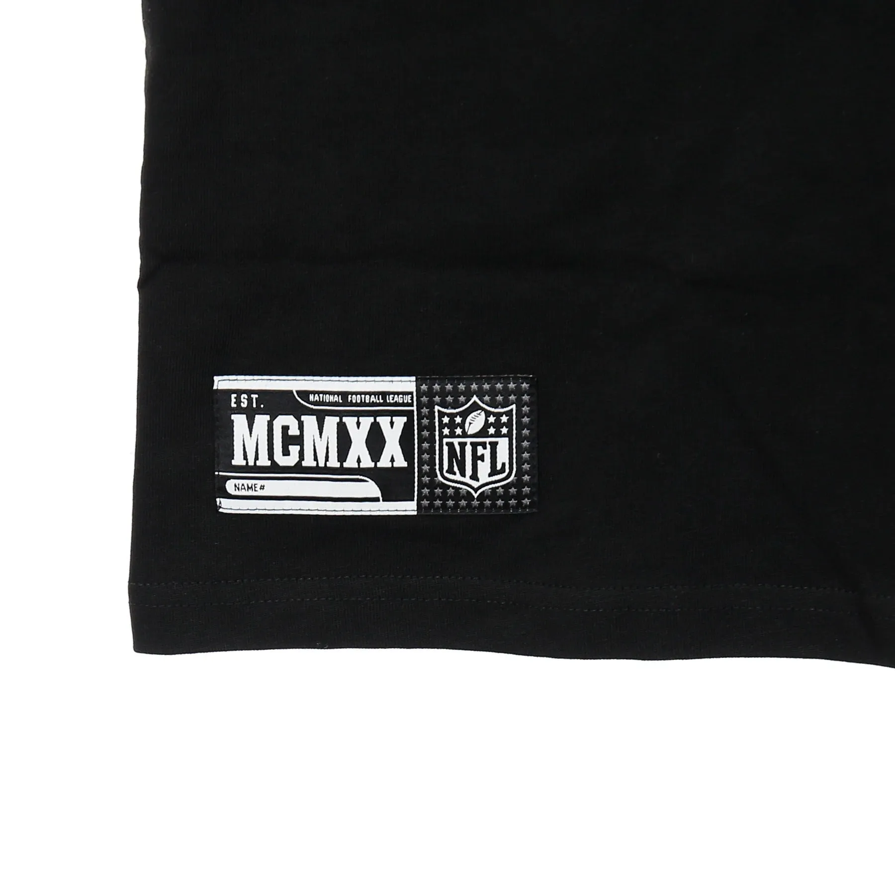 Maglietta Uomo Nfl Box Logo Tee Lasrai Black/white