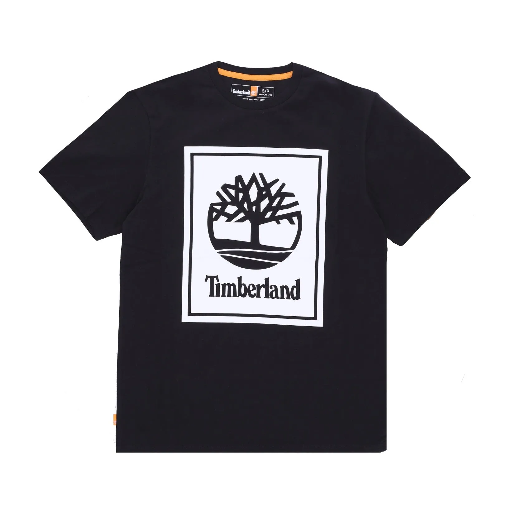 Maglietta Uomo Stack Logo Tee Black/white