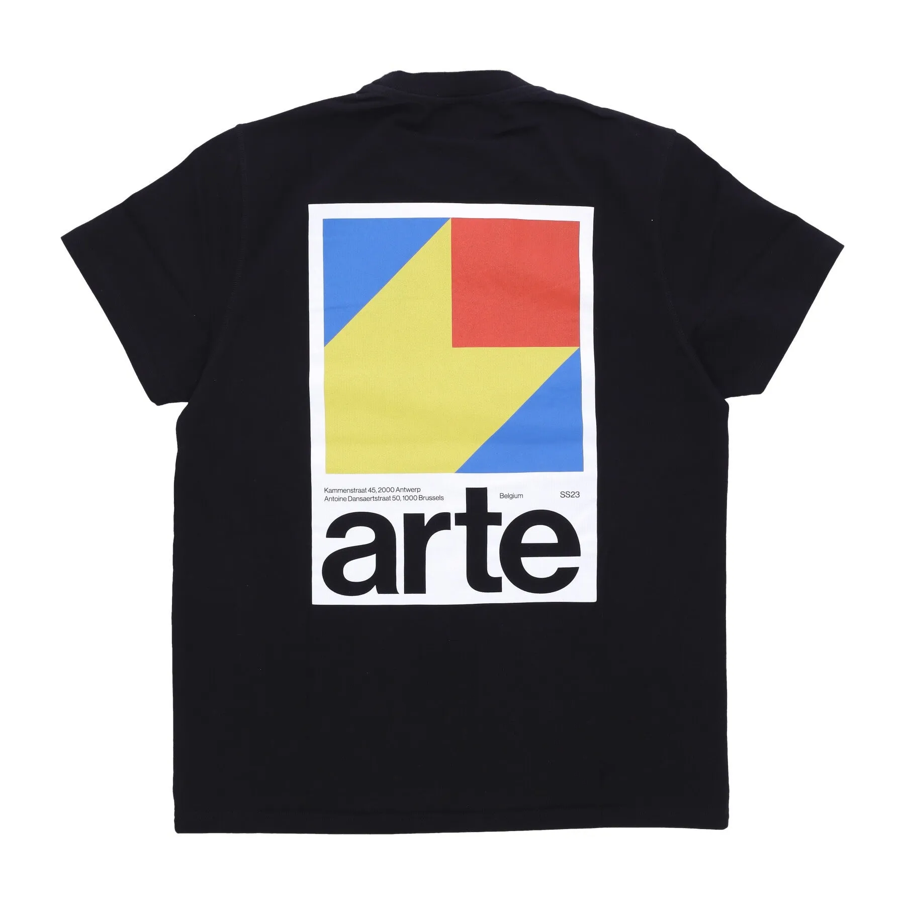 Maglietta Uomo Taut Back Y Print Tee Black