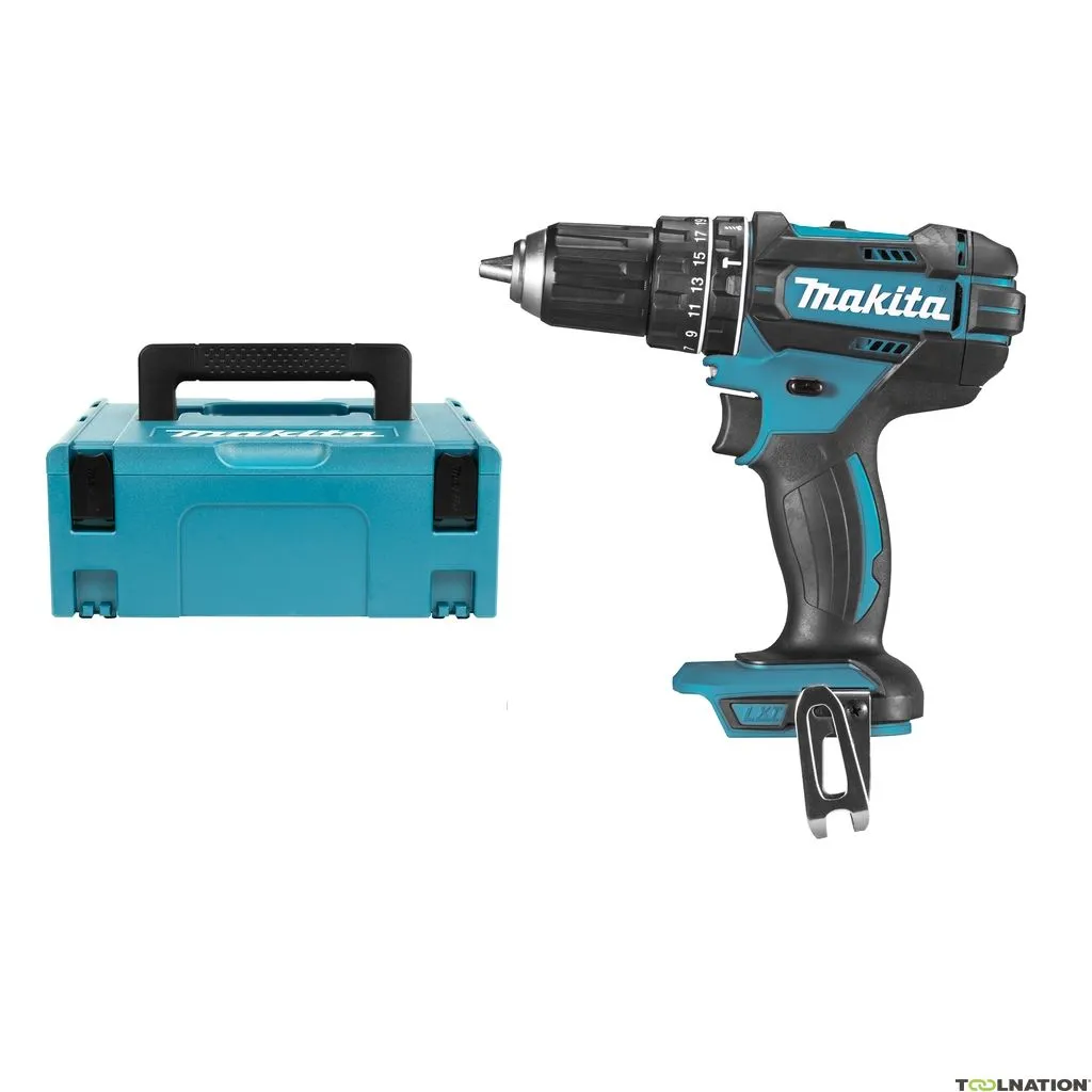 Makita DHP482ZJ Trapano a percussione 18V senza batterie e caricabatterie