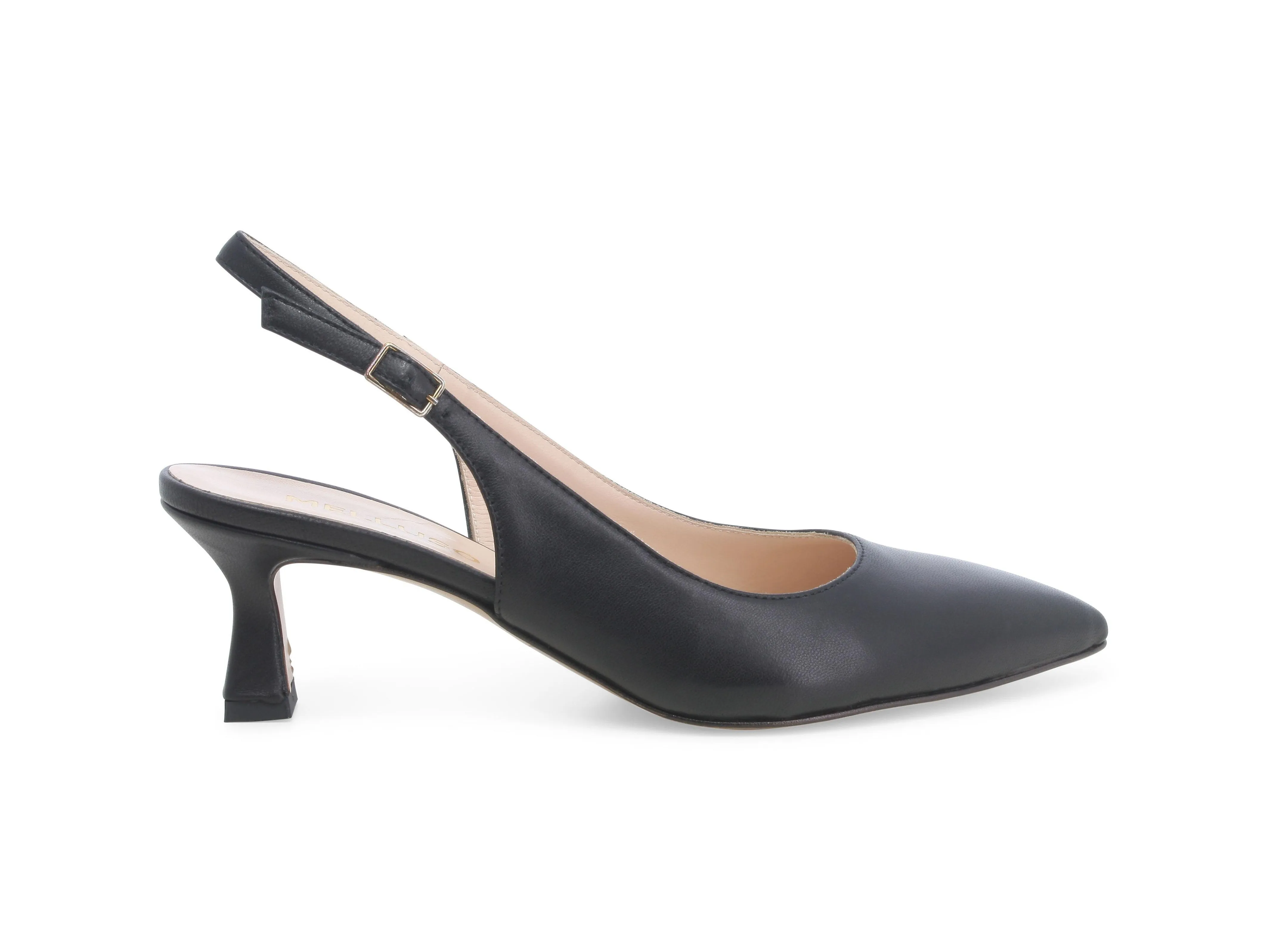 Melluso Décolleté Slingback Tacco Rocchetto Tomaia Nappa